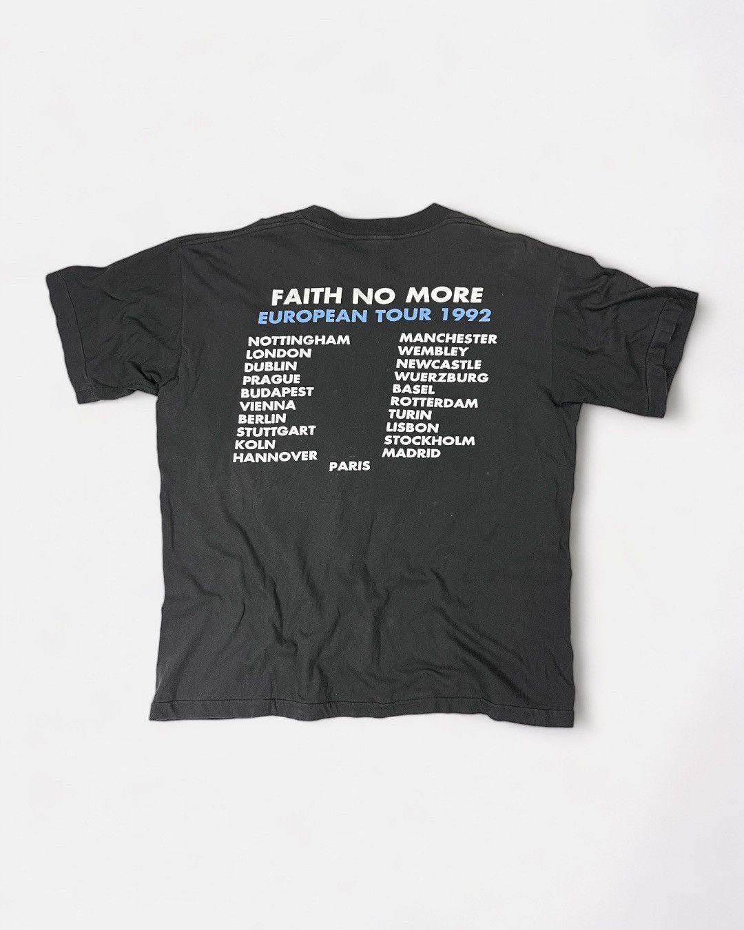 Faith No More - 1992 Europe Tour T-shirt