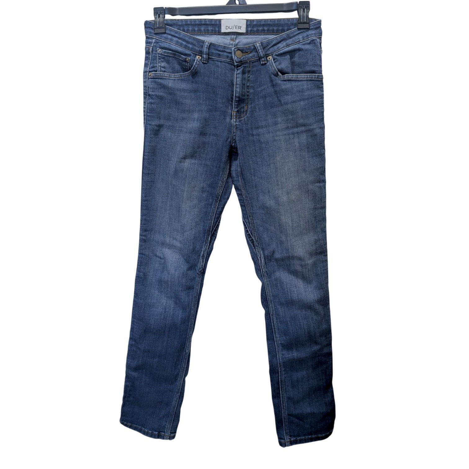 Other DU/ER Performance Denim Mid Rise Slim Straight Jeans Size 30" / US 8 / IT 44 - 3 Thumbnail