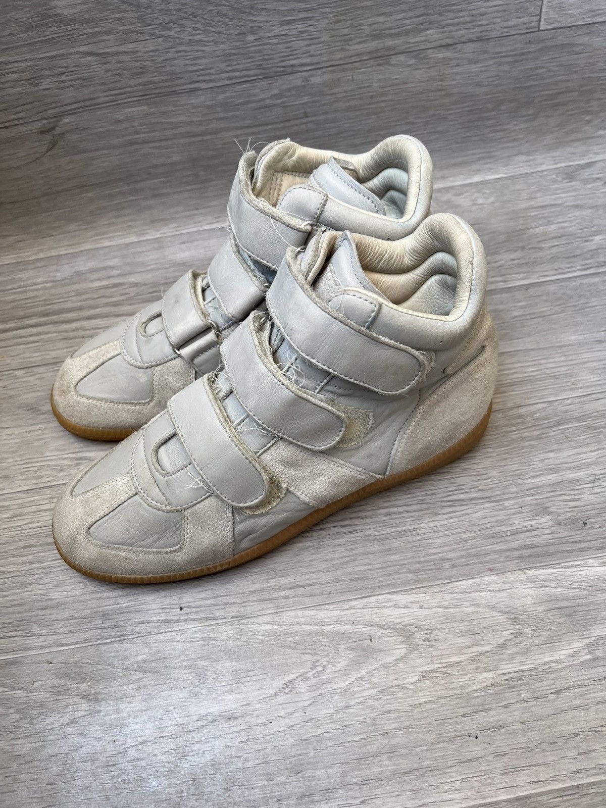 Maison Margiela Maison margiela velcro suede replica gat hi top sneakers Size US 7 / IT 37 - 7 Thumbnail