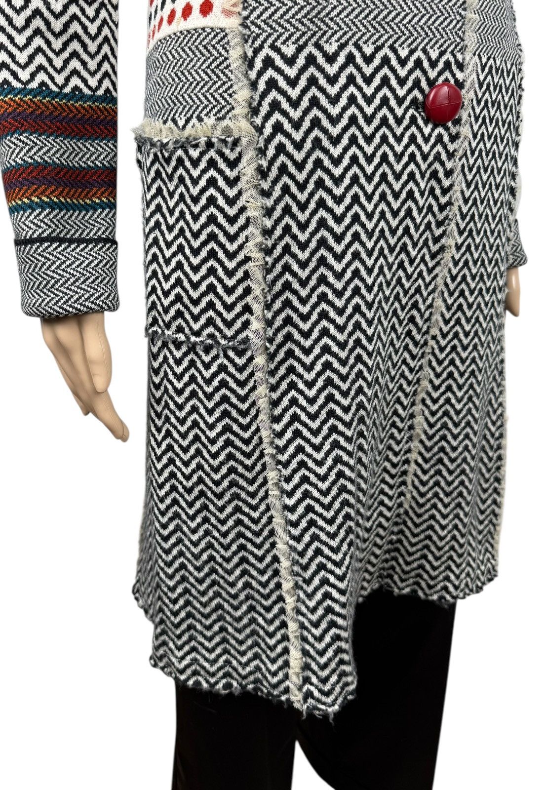 Other Pianura Studio Wool Knit Coat Ribbed size 40 Italy Size S / US 4 / IT 40 - 14 Thumbnail