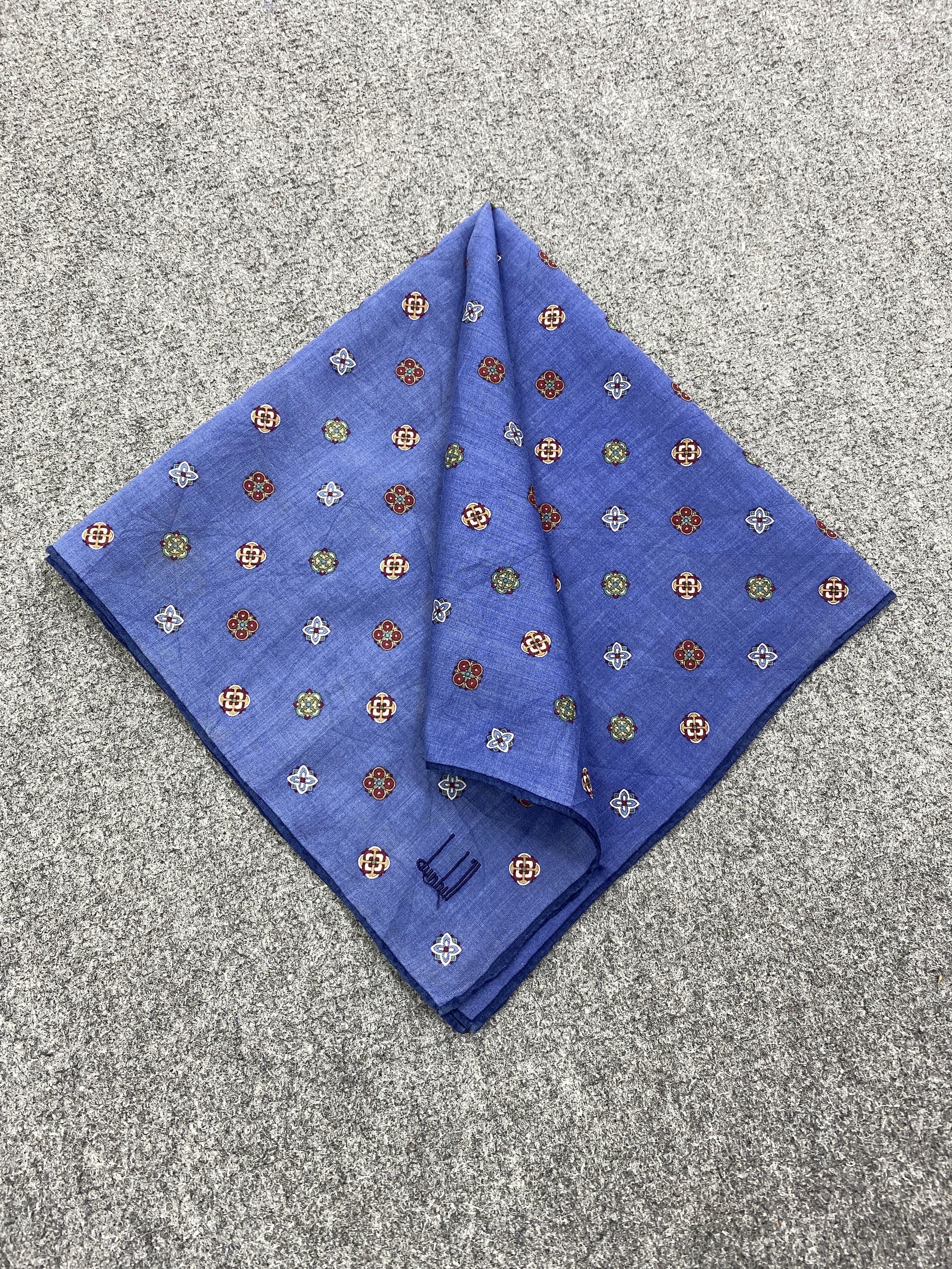 Alfred Dunhill Vintage Dunhill Handkerchief / Neckerchief HKC0973 Size ONE SIZE - 3 Thumbnail