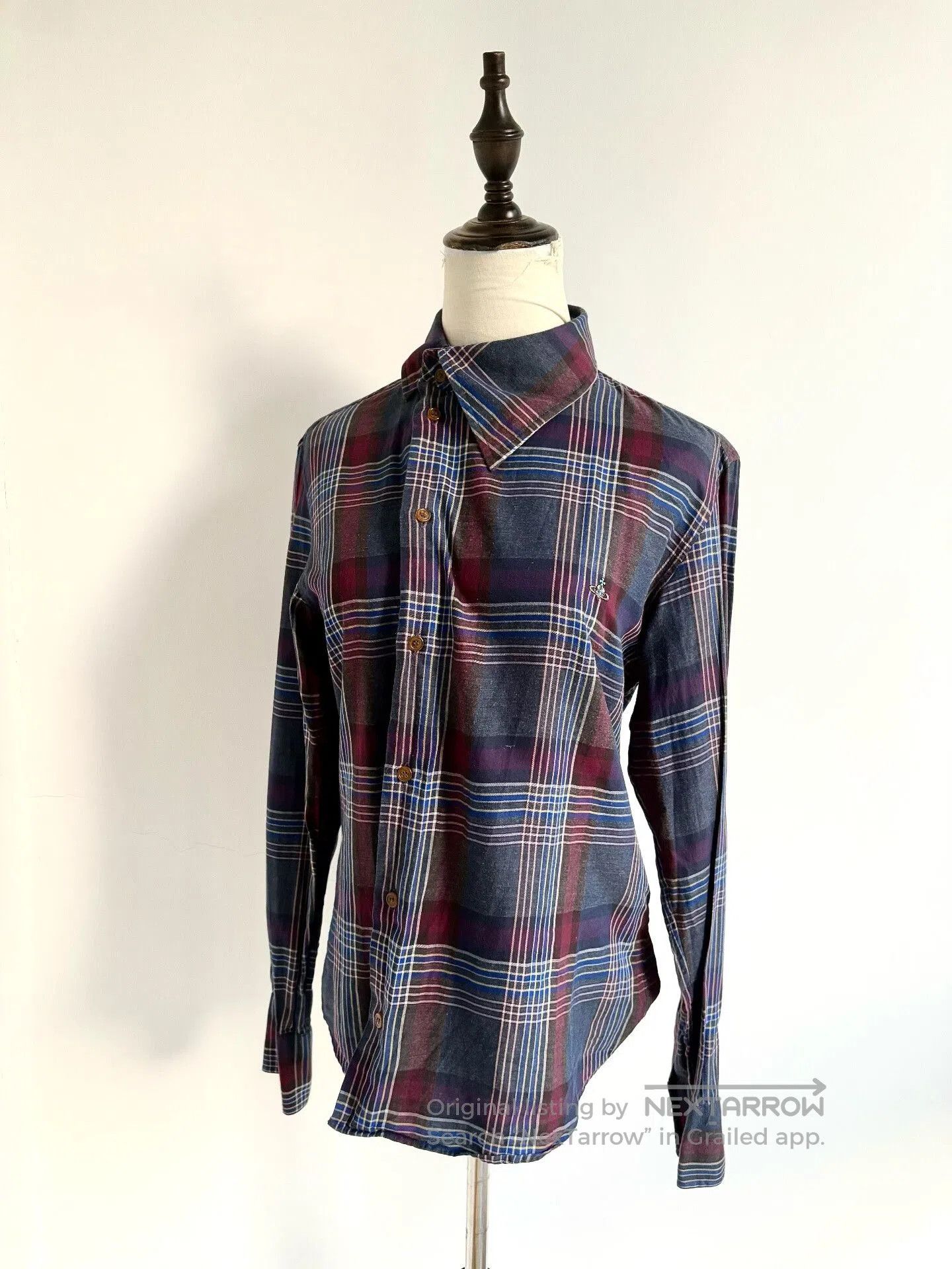 Vivienne Westwood Vivienne Westwood Blue Plaid Shirt. Size M / US 6-8 / IT 42-44 - 2 Thumbnail
