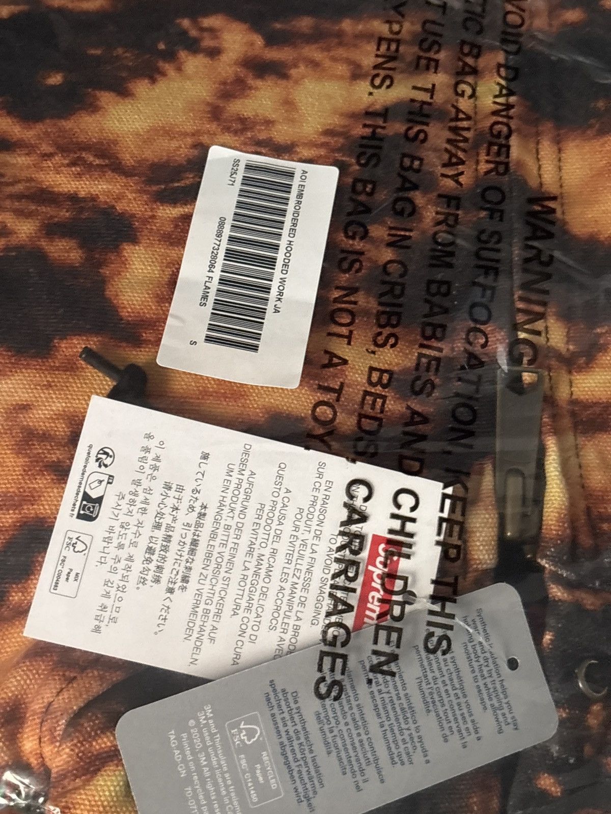 Supreme Supreme aoi embroidered hooded work jacket small Size US S / EU 44-46 / 1 - 4 Thumbnail