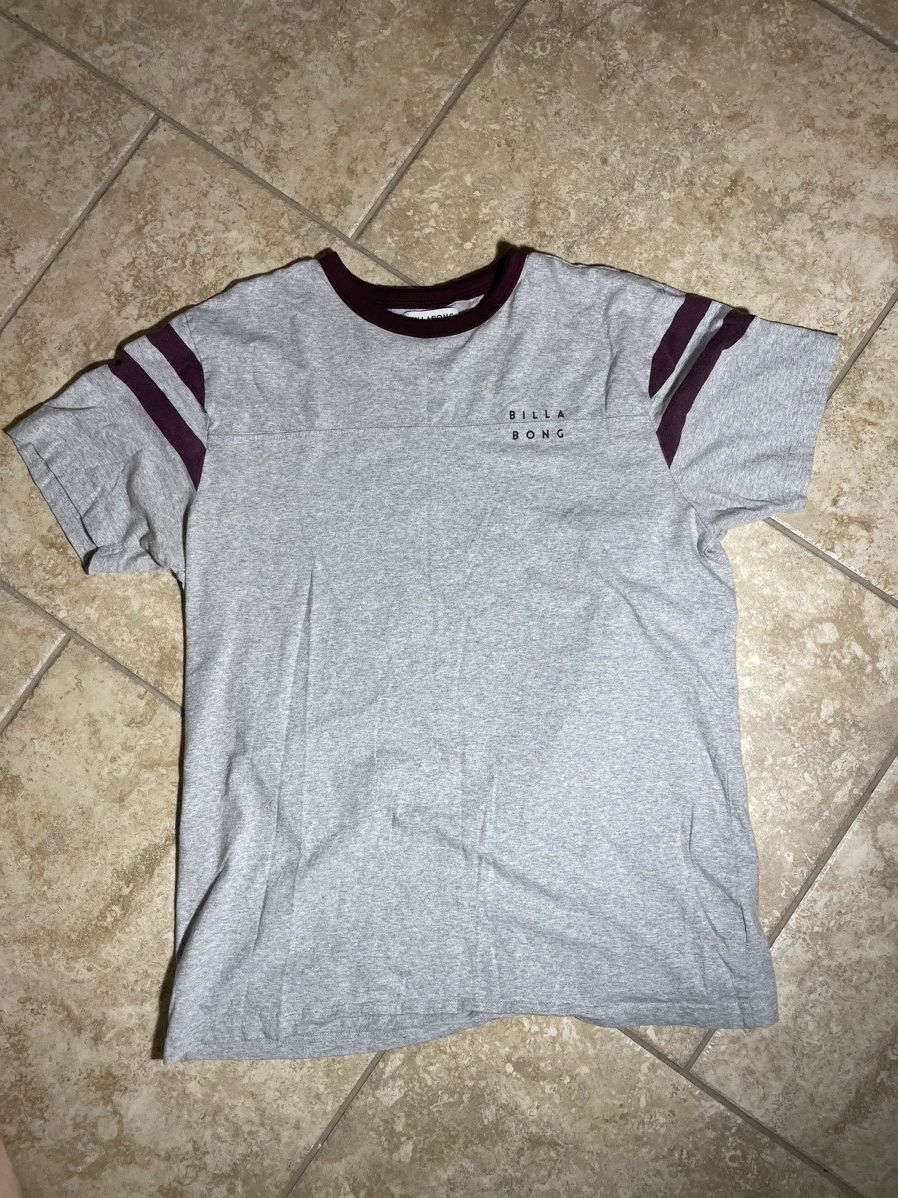 Billabong Gray billabong shirts with maroon stripes Size US L / EU 52-54 / 3 - 1 Thumbnail