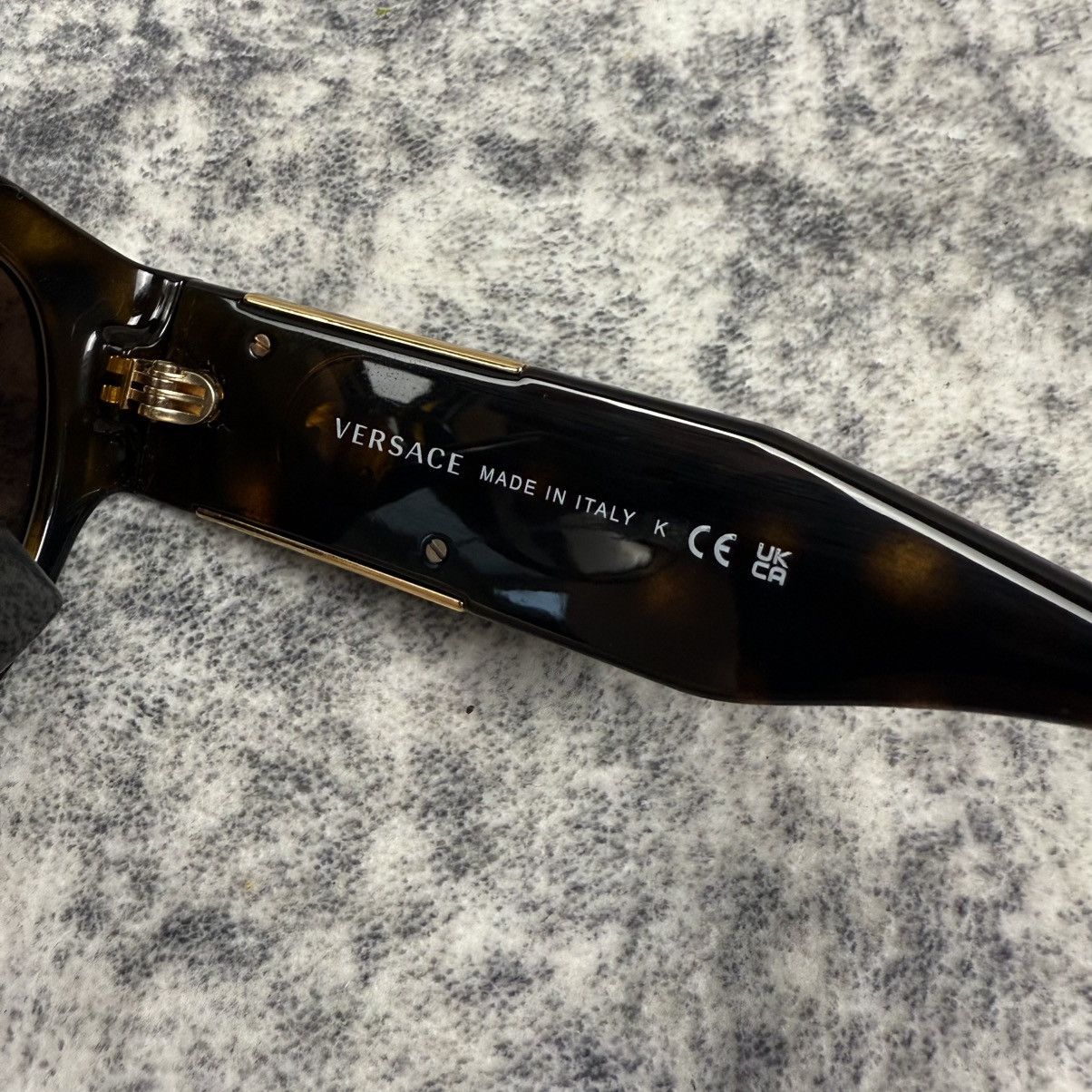 Versace Versace Medusa Head Tortoiseshell Sunglasses Size ONE SIZE - 8 Thumbnail