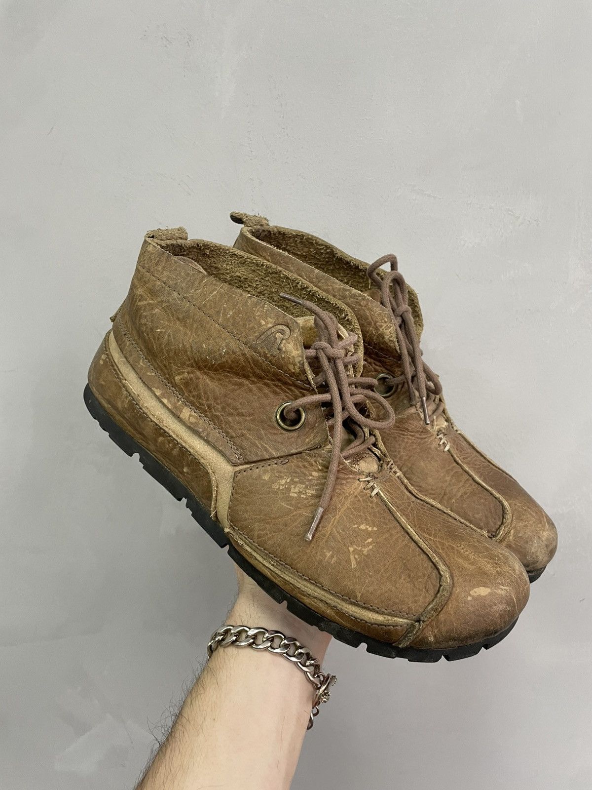 Japanese Brand 90s Vintage Leather Cowboy Leather Boots A.s. 98 shoes Size US 10 / EU 43 - 1 Thumbnail