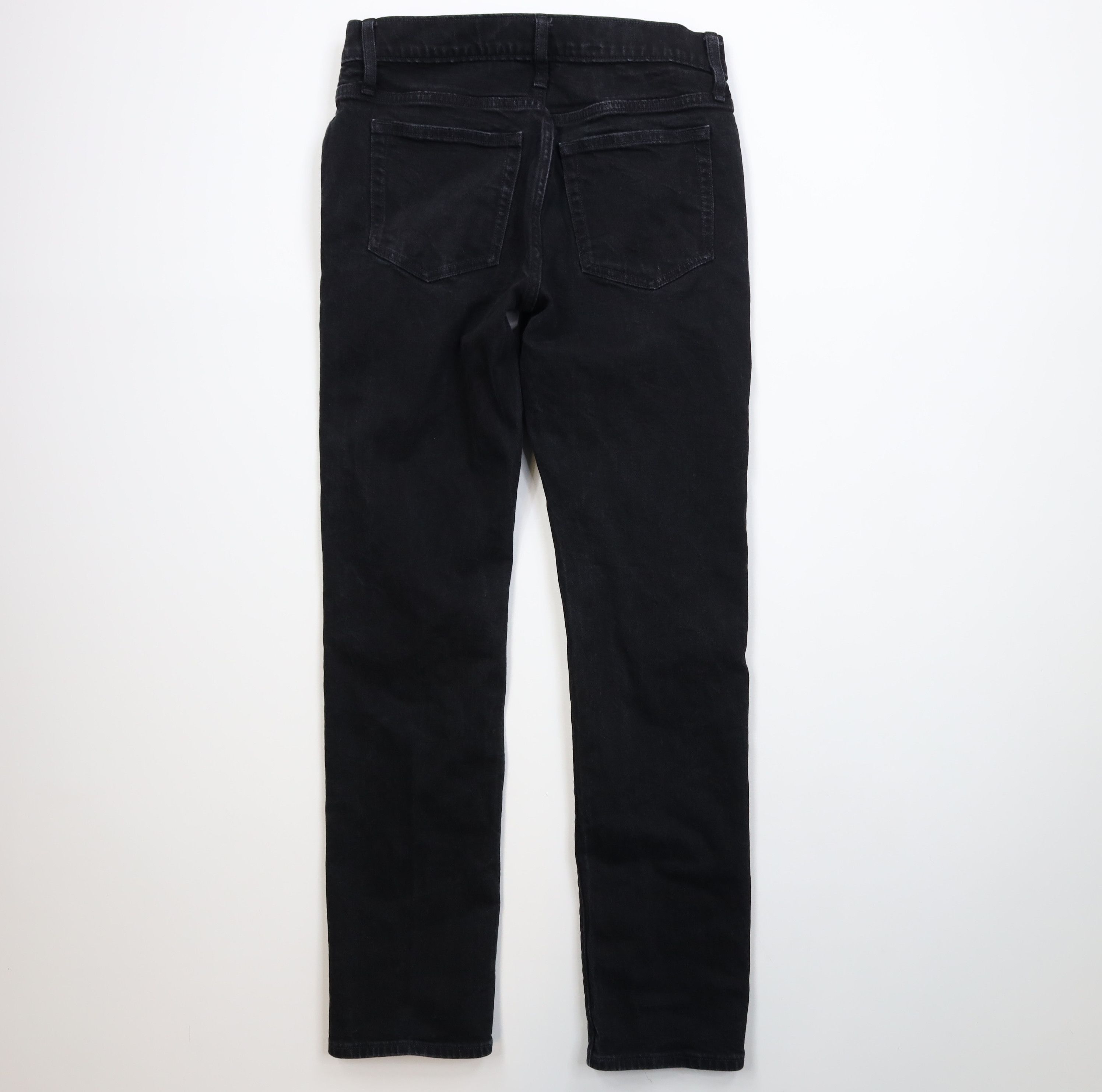 J.Crew Vintage Y2K J Crew Faded Flex Straight Leg Denim Jeans Black Size US 30 / EU 46 - 9 Thumbnail