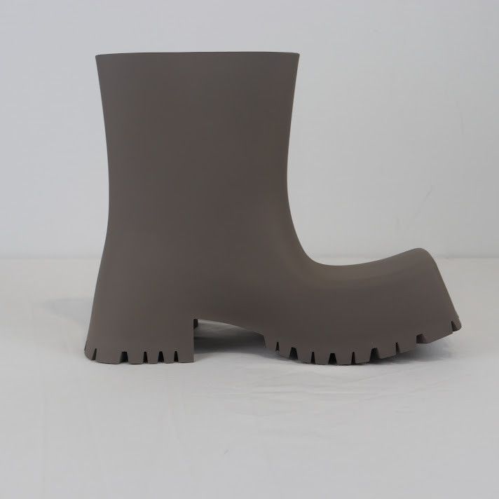 Balenciaga o1rshd1 Q:2 / Trooper Boots in Medium Grey Size US 8 / EU 41 - 8 Thumbnail