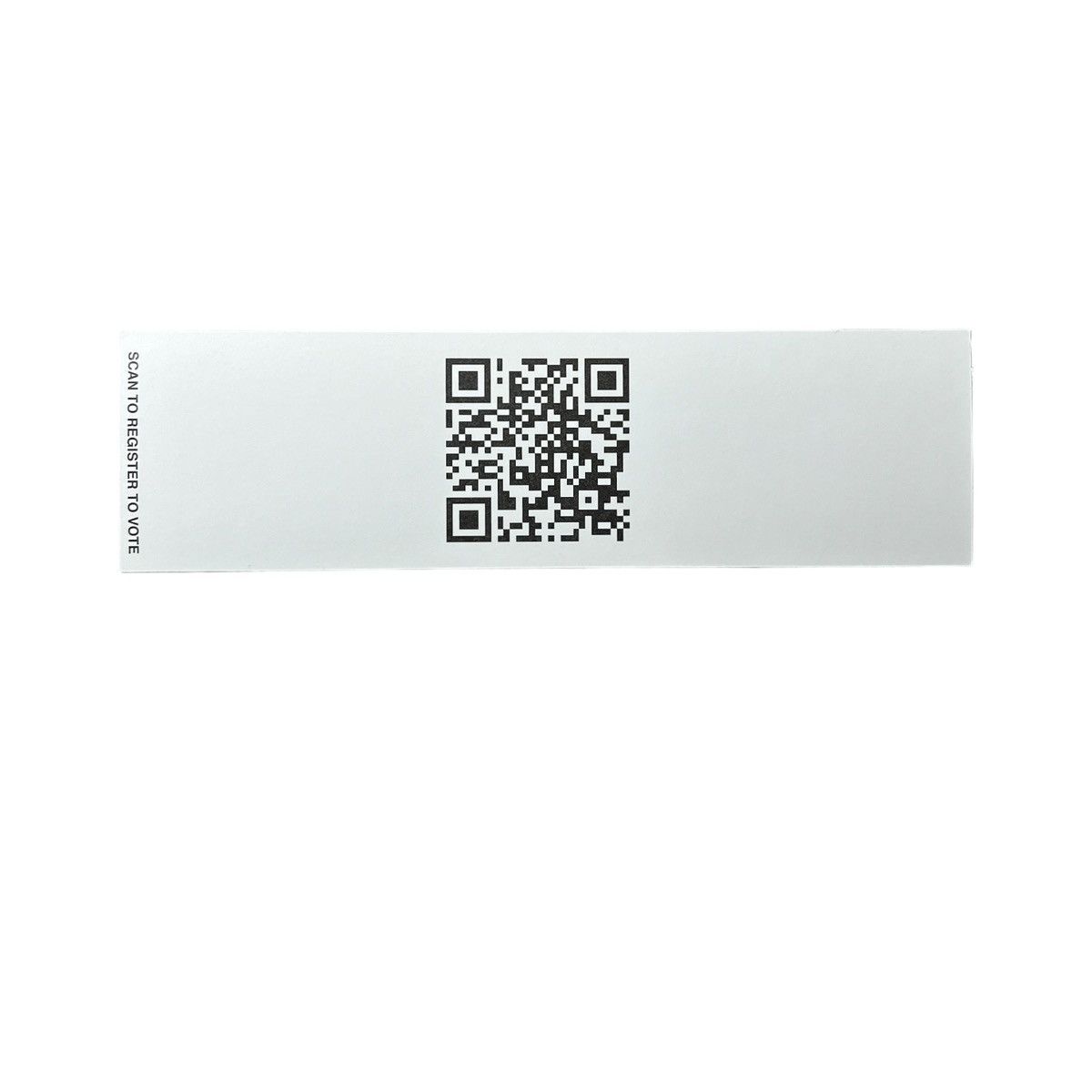 Stickers × Supreme Supreme Register To Vote QR Code Box Logo Sticker ...