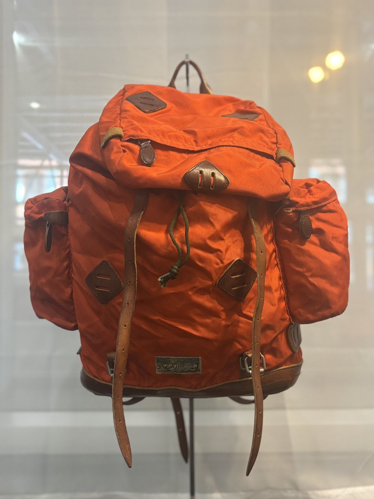 Ralph Lauren Ralph Lauren Nylon/Leather Mountaineering Backpack Size ONE SIZE - 3 Thumbnail