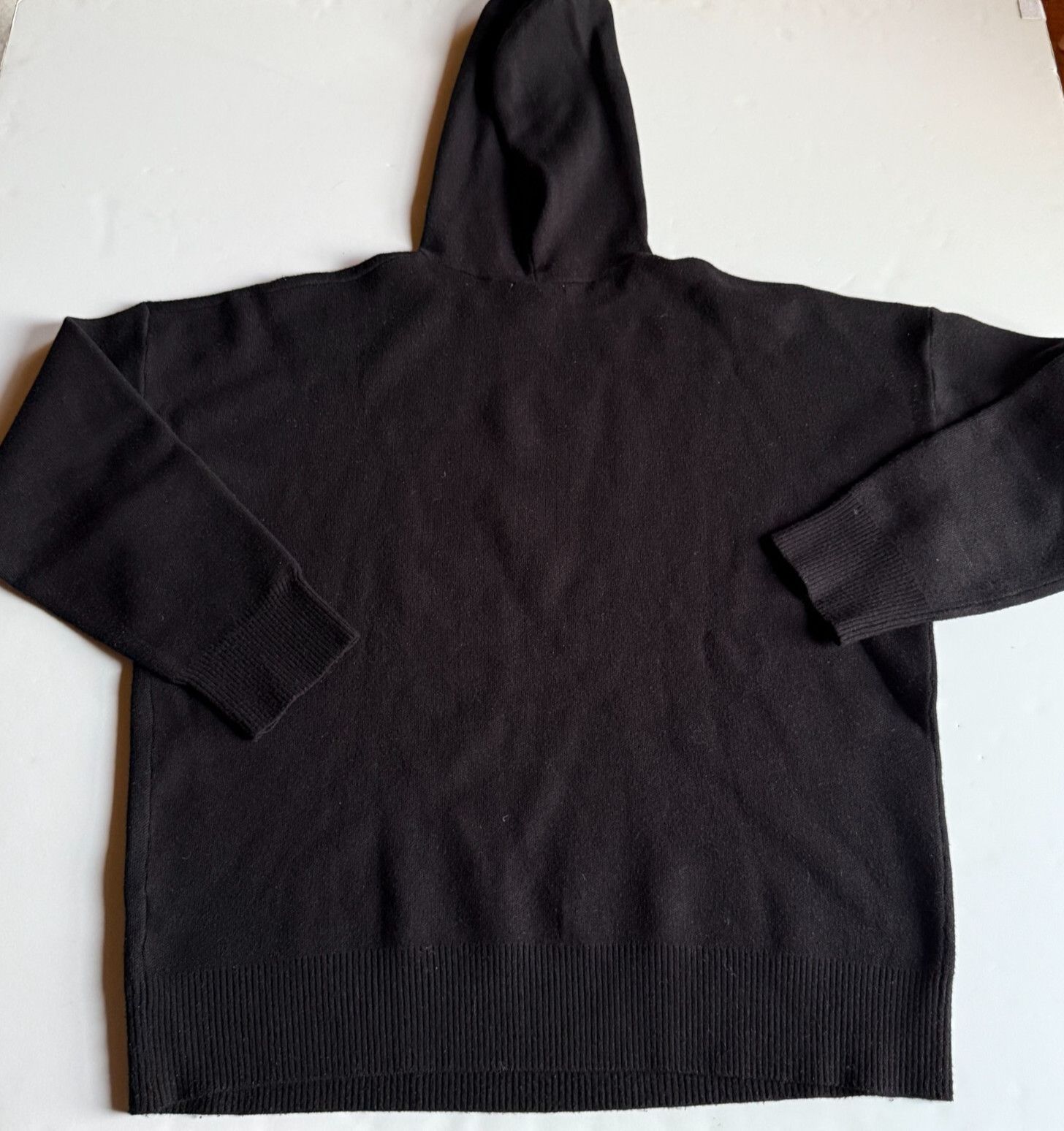 Zara ZARA Black Knit Hoodie Pullover Sweater - Men’s Medium Size US M / EU 48-50 / 2 - 4 Thumbnail