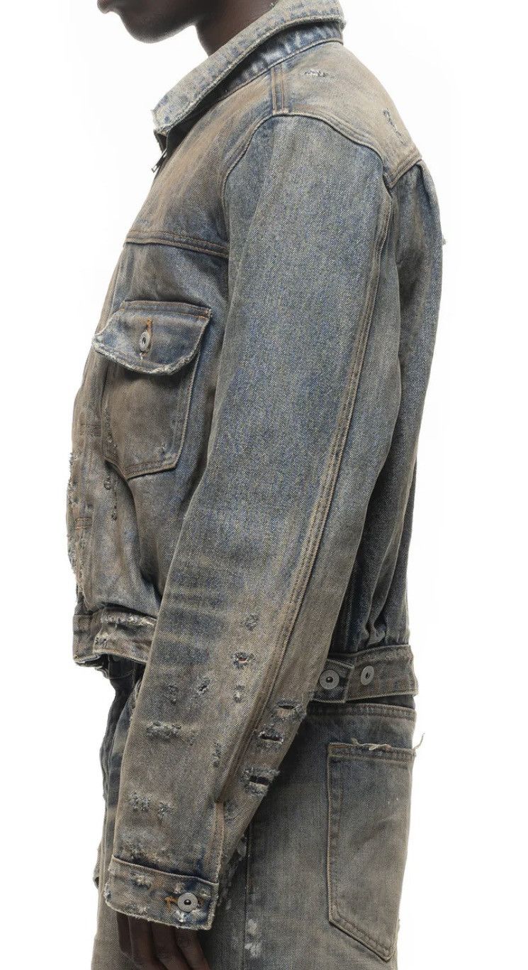 No Faith Studios No/Faith Studios Japanese Dust Selvedge Trucker Jacket Size US M / EU 48-50 / 2 - 13 Thumbnail