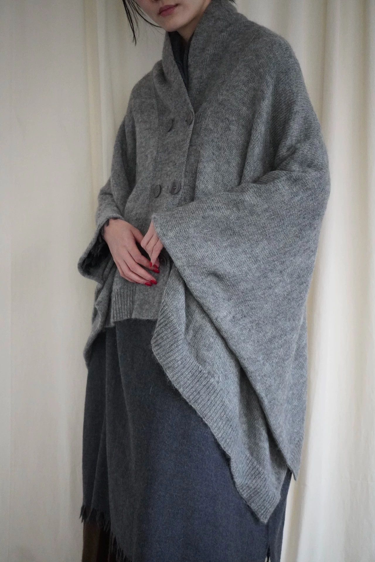 MM6 MM6 2000s Women's Mohair Double-Breasted Caplet Size ONE SIZE - 3 Thumbnail