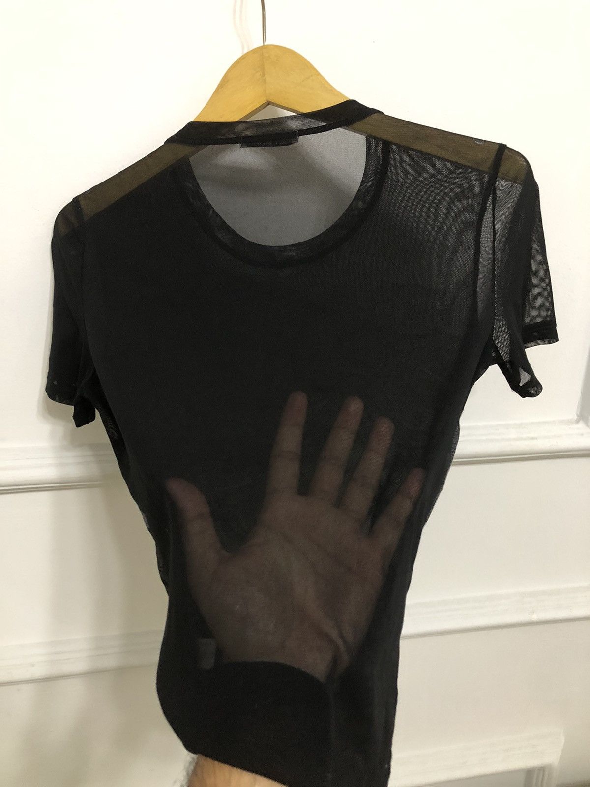 Issey Miyake Issey Miyake Floral Pattern Mesh Double Layer Tshirt Size XS / US 0-2 / IT 36-38 - 10 Thumbnail