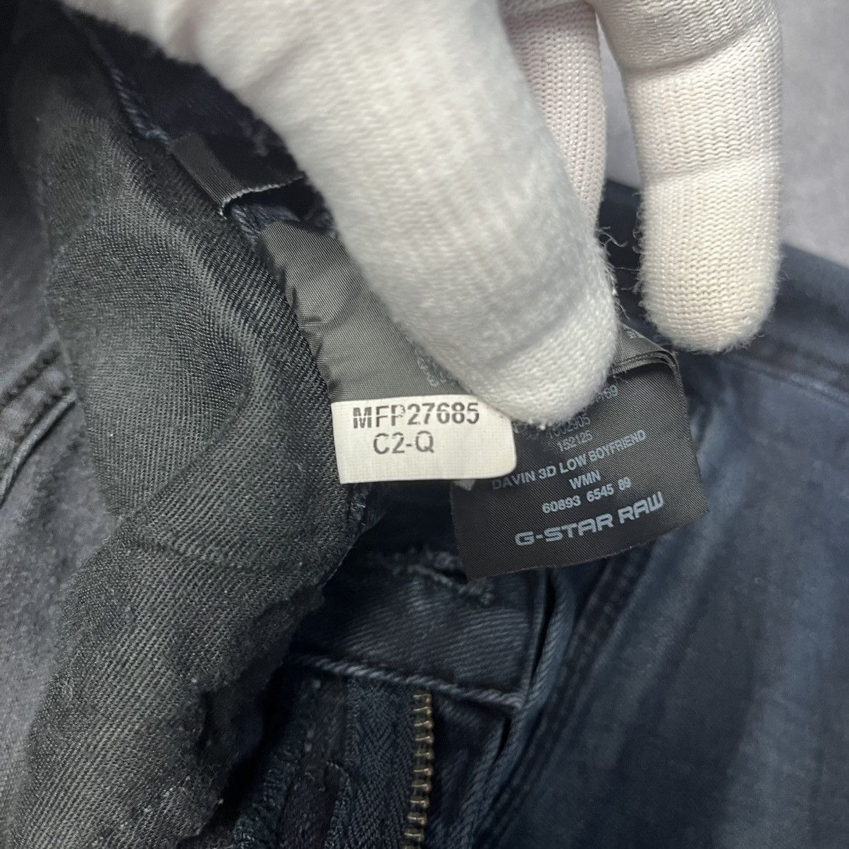 G-Star Vintage G-Star RAW Davin 3D Law Boyfriend Denim Black Jeans Size 28" / US 6 / IT 42 - 16 Thumbnail