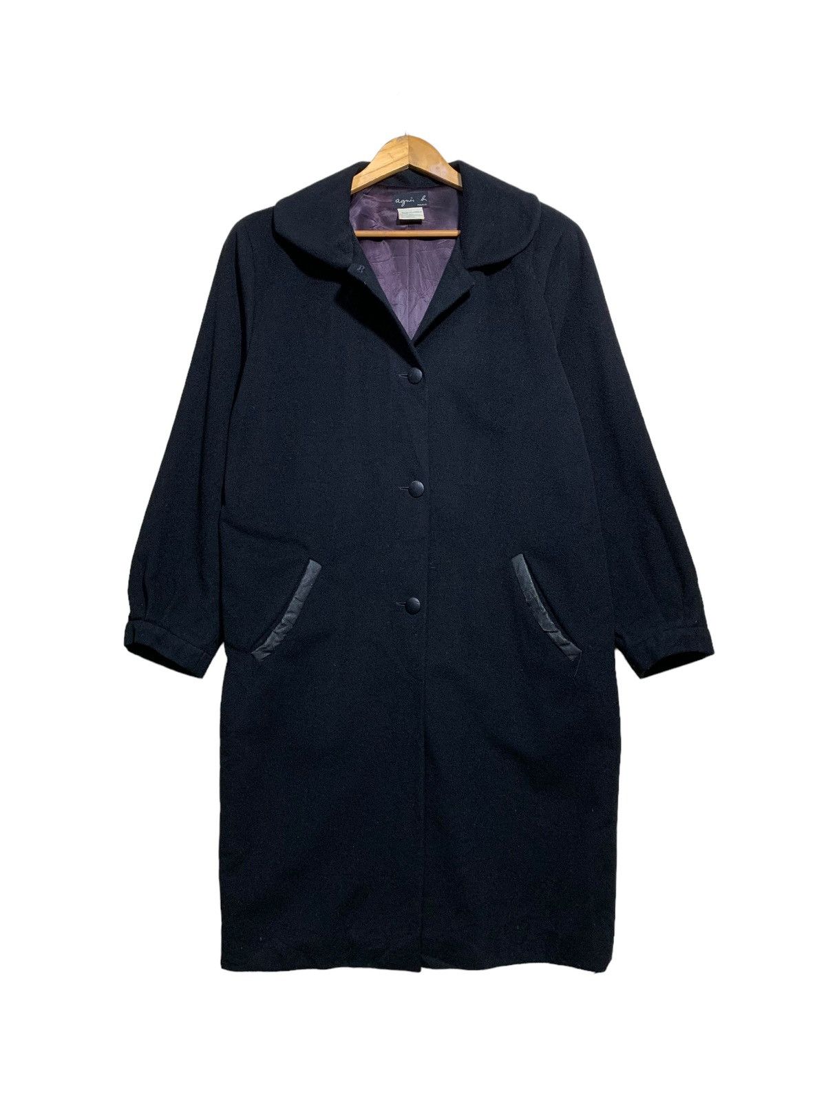 agnes b. 🔥AGNES B. CASHMERE OVERCOATS JACKET Size M / US 6-8 / IT 42-44 - 1 Thumbnail