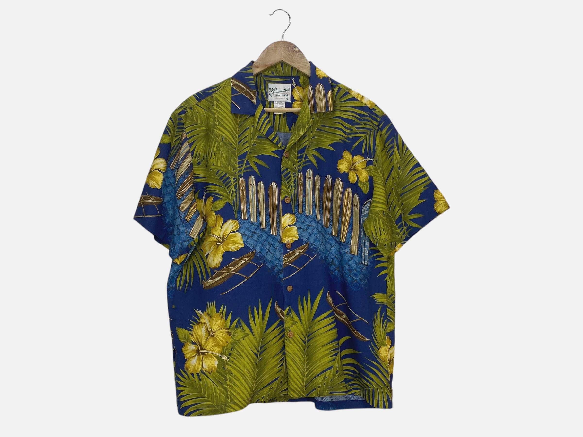 Diamond Head × Vintage Diamond Head Vintage Hawaiian Shirt Floral Print Summer Size US M / EU 48-50 / 2 - 3 Thumbnail