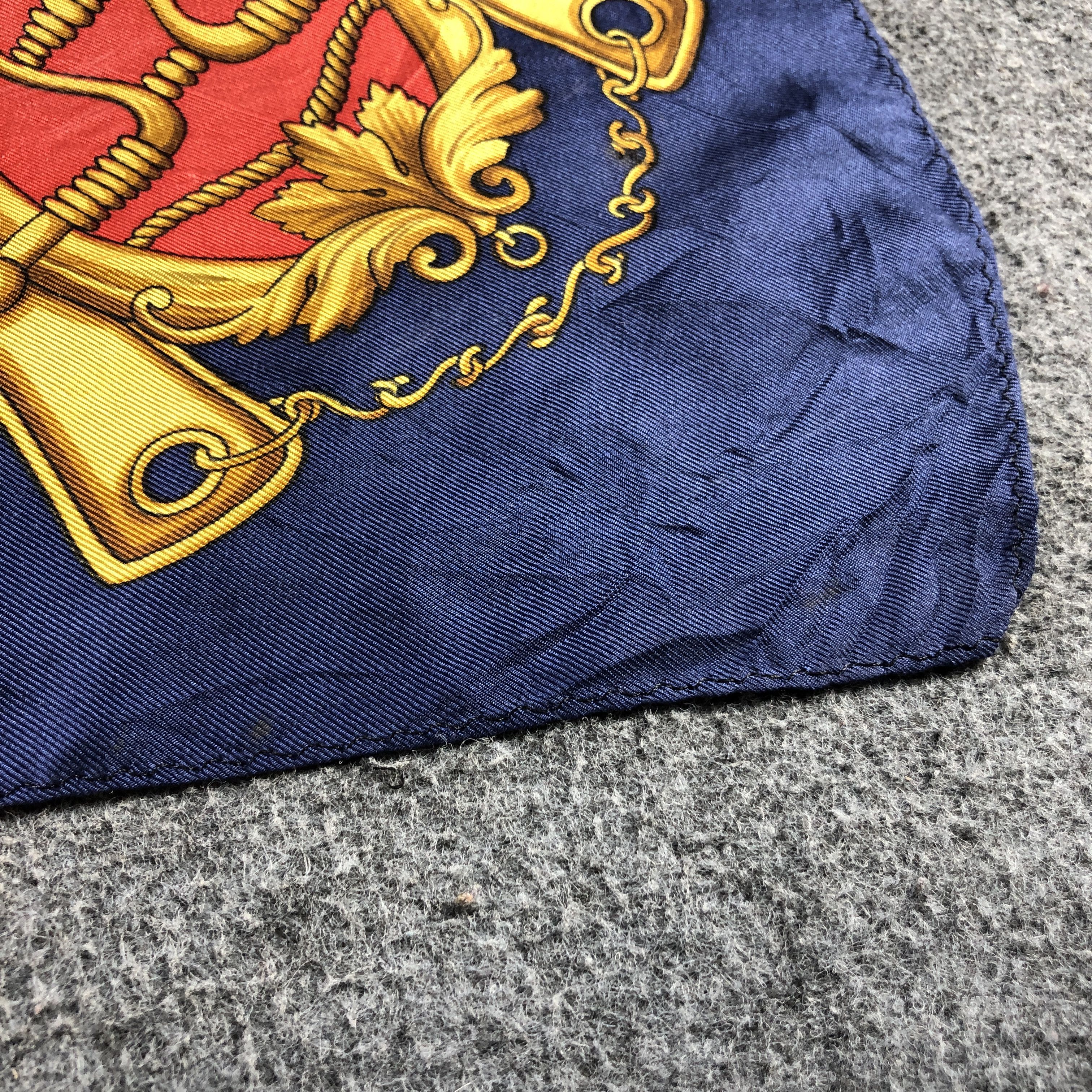 Japanese Brand Polo Club Luxury Silk Scarf M1307 Size ONE SIZE - 7 Thumbnail