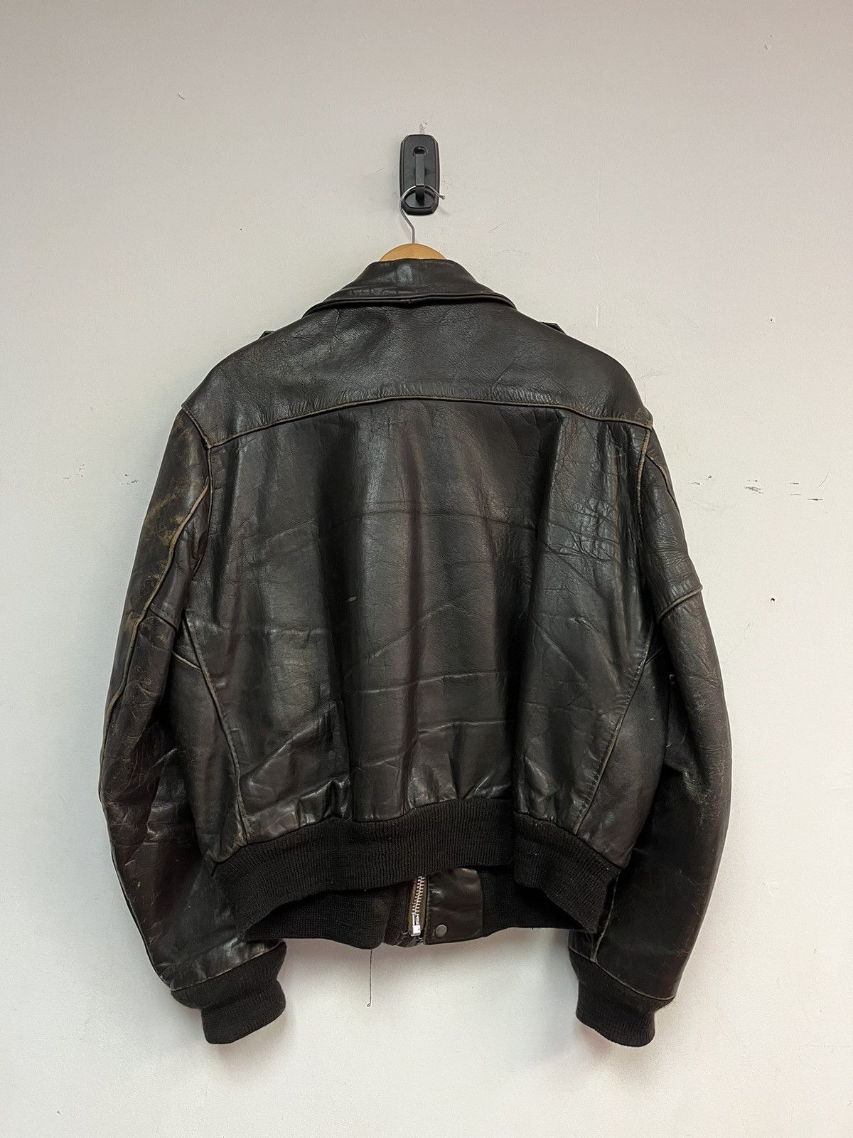 Schott 70’s Schott Leather Bomber Jacket Size US L / EU 52-54 / 3 - 4 Thumbnail