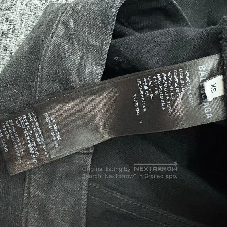 Balenciaga Balenciaga size XS Drawstring Denim Pants Size US 27 - 4 Thumbnail