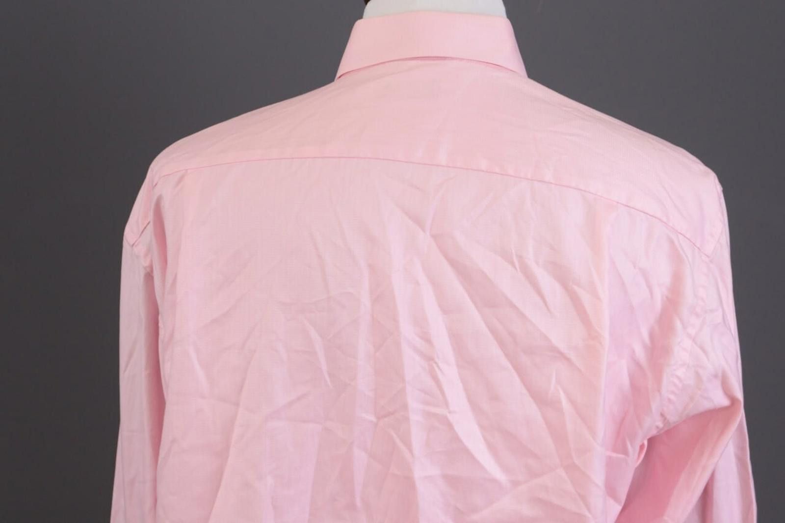 Eton Eton Wrinklefree Cotton Pink Down Shirt 46 / 18 Size US M / EU 48-50 / 2 - 8 Thumbnail