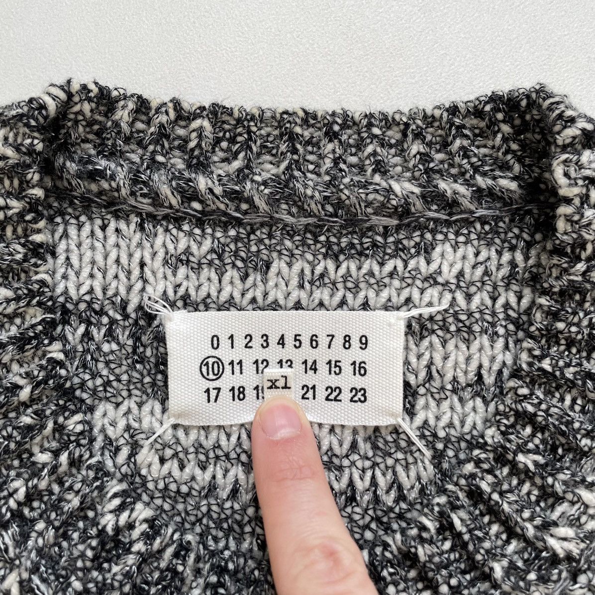 Maison Margiela A/W 16 ‘Chainmail’ Weave Gray Sweater Size US XL / EU 56 / 4 - 6 Thumbnail