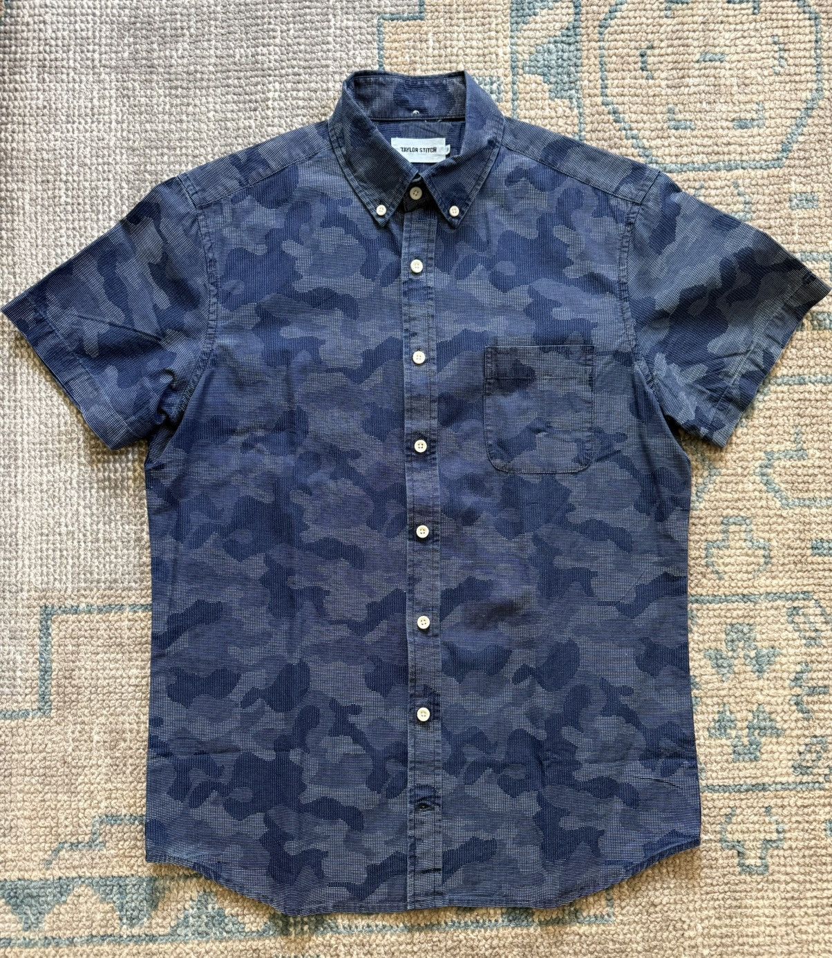 Taylor Stitch Taylor Stitch Jacquard Camo The Jack Short Sleeve Short Size US S / EU 44-46 / 1 - 1 Thumbnail