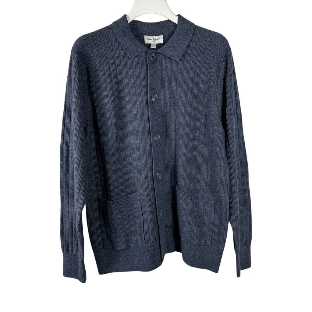 Other Goodfellow & Co. Blue Cardigan Size Medium Size US M / EU 48-50 / 2 - 1 Thumbnail