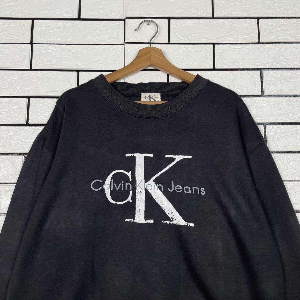 Calvin Klein Calvin Klein Big Logo Sweatshirt Size US M / EU 48-50 / 2 - 2 Thumbnail
