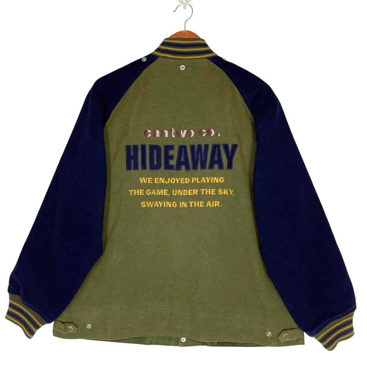 Japanese Brand × Vintage Vintage Cantwo Hideaway Jacket Green Size US M / EU 48-50 / 2 - 2 Thumbnail