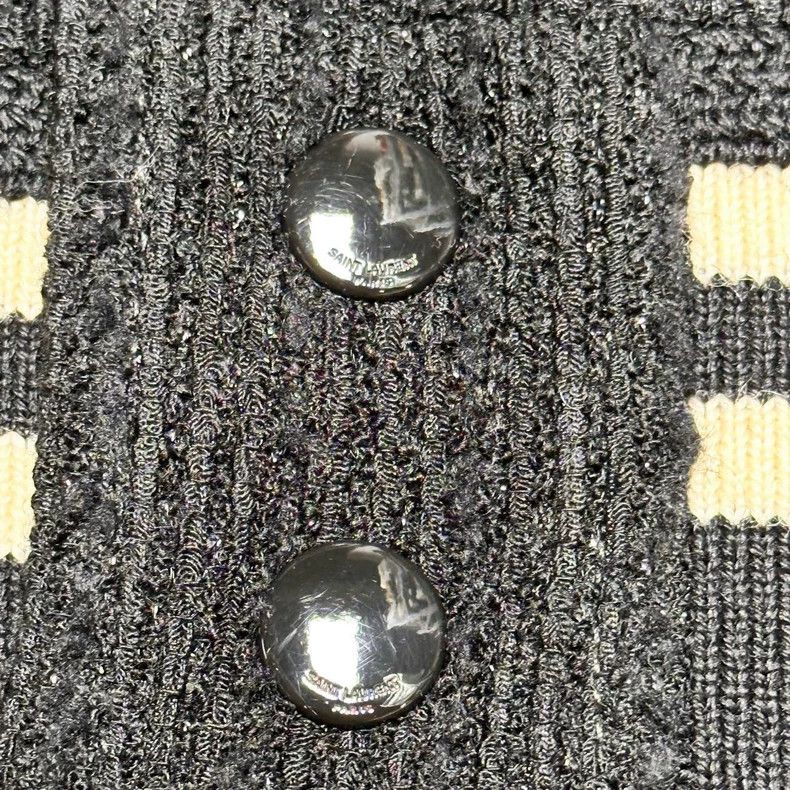 Yves Saint Laurent SAINT LAURENT Wool knit jacket 2502-Nextarrow Size US M / EU 48-50 / 2 - 5 Thumbnail