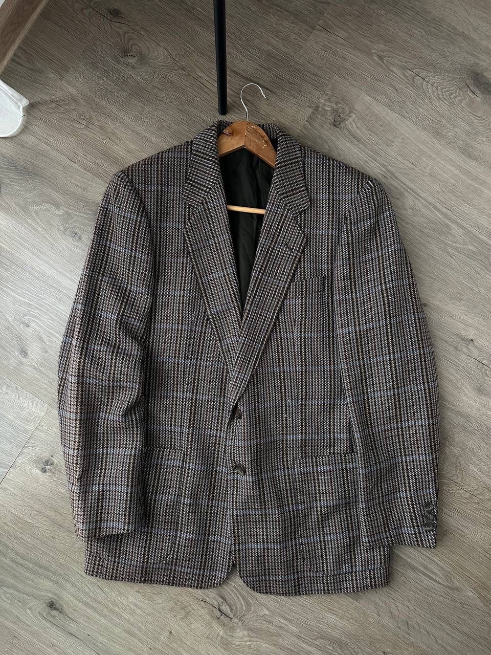 Burberry × Vintage Vintage Burberry Cell Faded Men Blazer Jacket Size 42R - 6 Thumbnail
