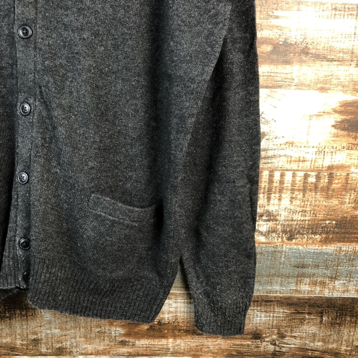 Uniqlo Uniqlo japan vintage Black Cardigan Knitwear #A2506 Size US XL / EU 56 / 4 - 8 Thumbnail
