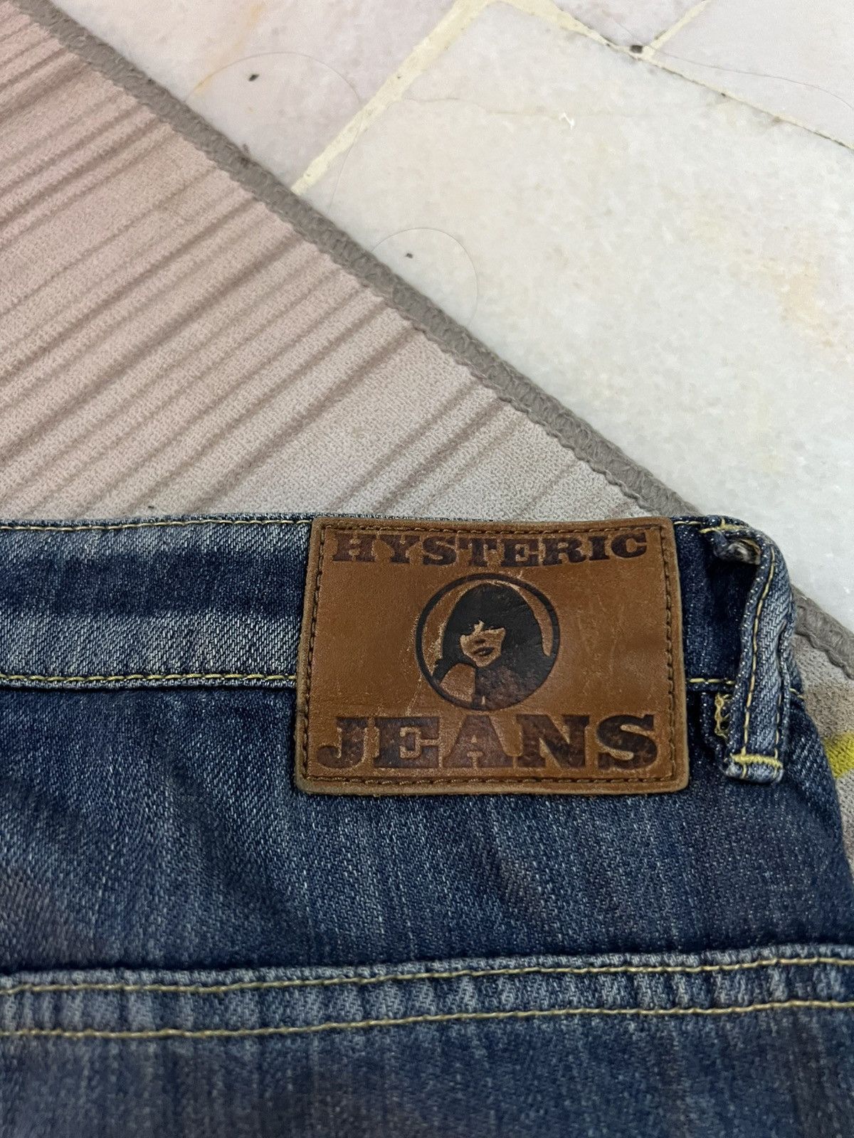 Hysteric Glamour 💥Vintage Hysteric Glamour Distress Short Jean Very Rare Size US 30 / EU 46 - 17 Thumbnail