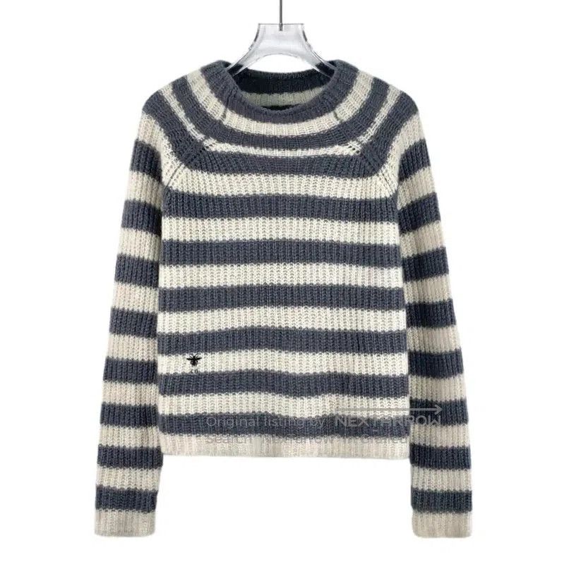 Dior Dior Striped Alpaca Wool Pullover Sweater . Size XS / US 0-2 / IT 36-38 - 1 Thumbnail