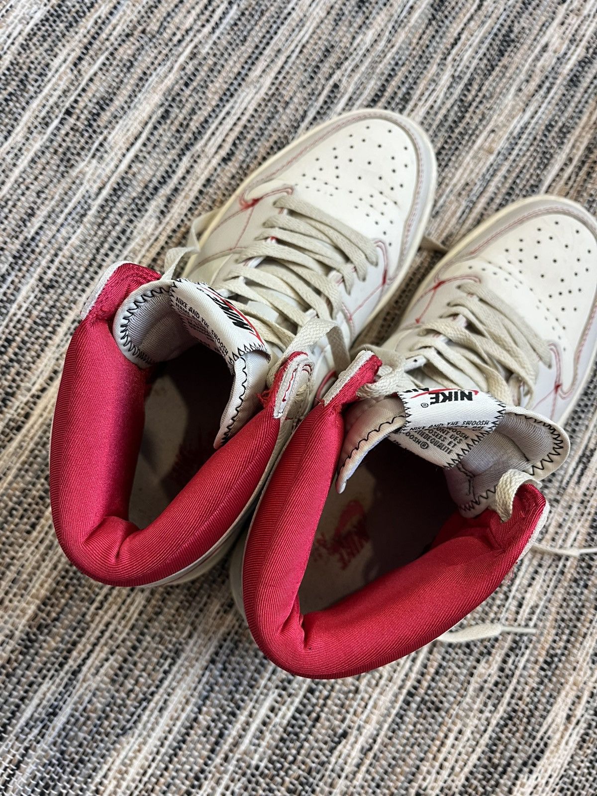 Jordan Brand × Nike × Vintage Nike Air Jordan 1 Retro High OG Phantom Leather sneakers Size US 8.5 / EU 41-42 - 10 Thumbnail