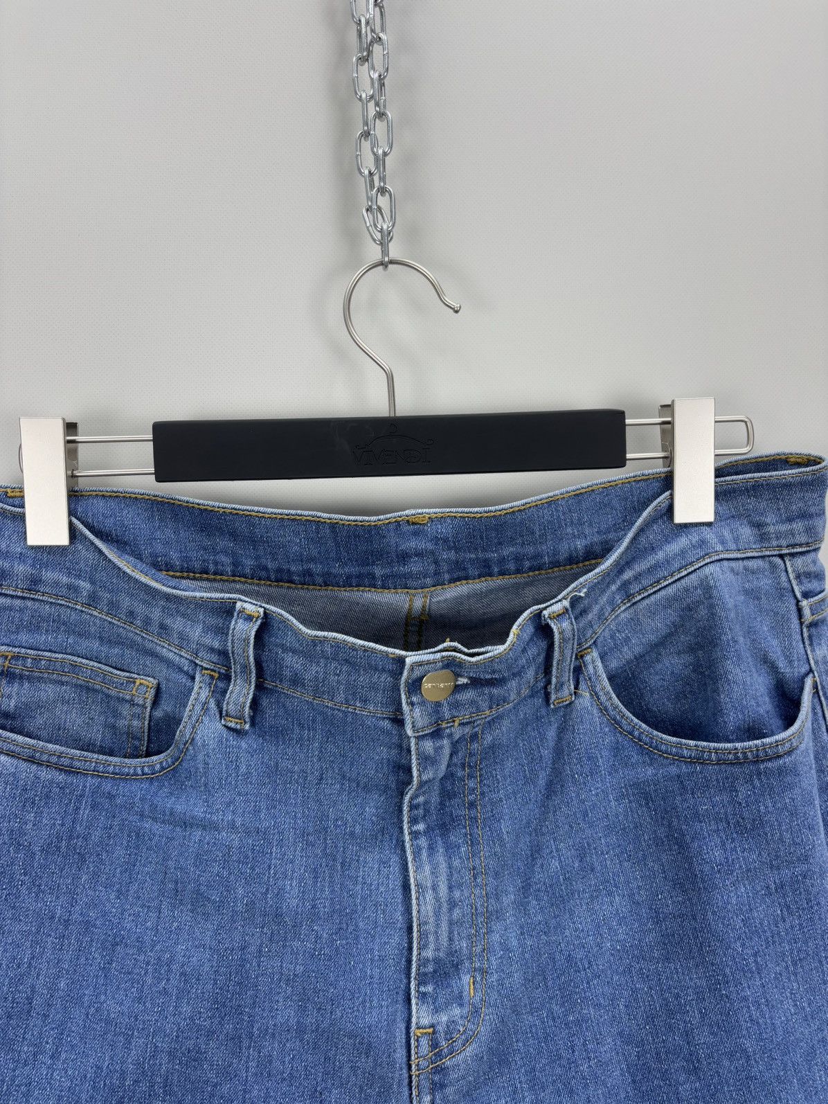 Carhartt Mens jeans Carhartt Size 33x32 Color Blue Size US 33 - 4 Thumbnail