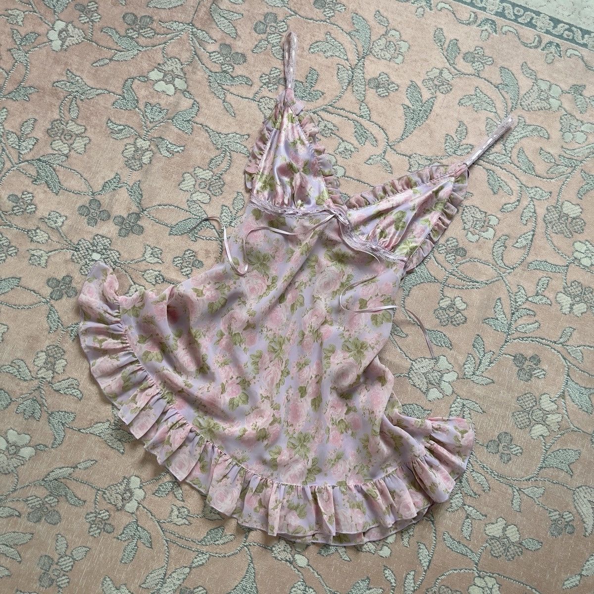 Victoria's Secret Victoria’s Secret Floral Chiffon Slip Dress (M) Size M / US 6-8 / IT 42-44 - 9 Thumbnail