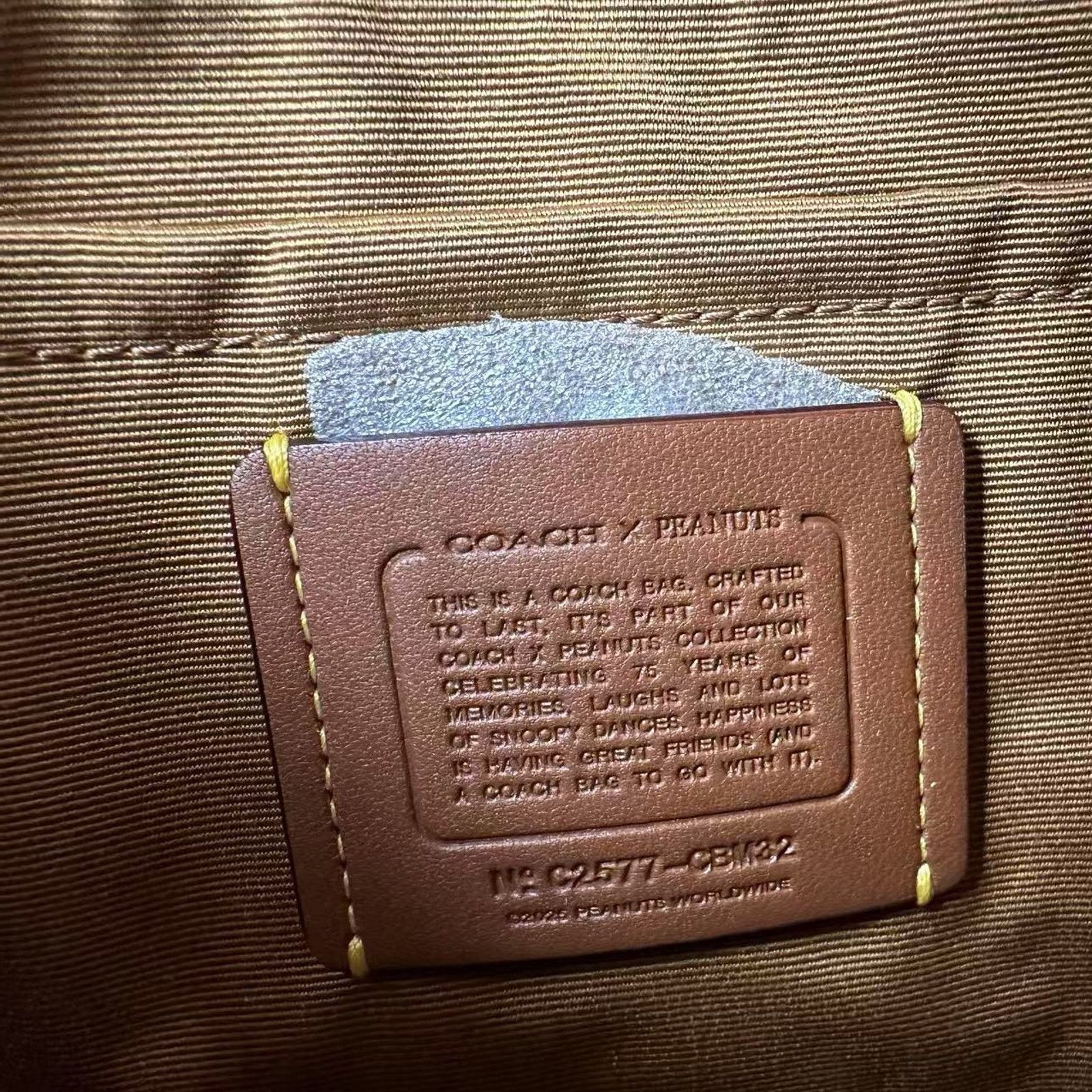 Coach Coach X Peanuts Teri Shoulder Bag Lucy Leather/Bright Coral Size ONE SIZE - 10 Thumbnail