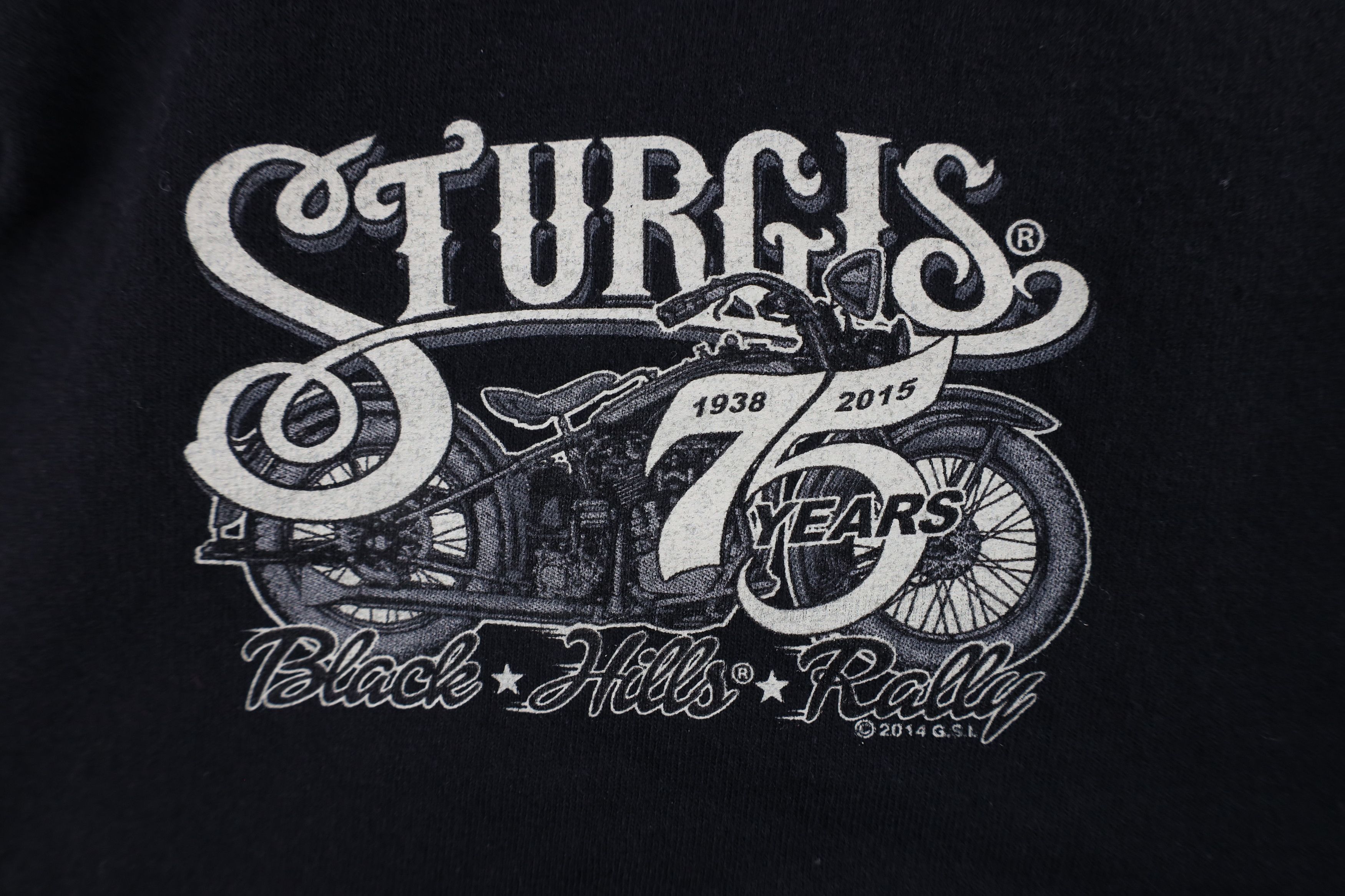 Vintage Vintage Y2K Streetwear Black Hills Rally T-Shirt Black Size US XXL / EU 58 / 5 - 4 Thumbnail