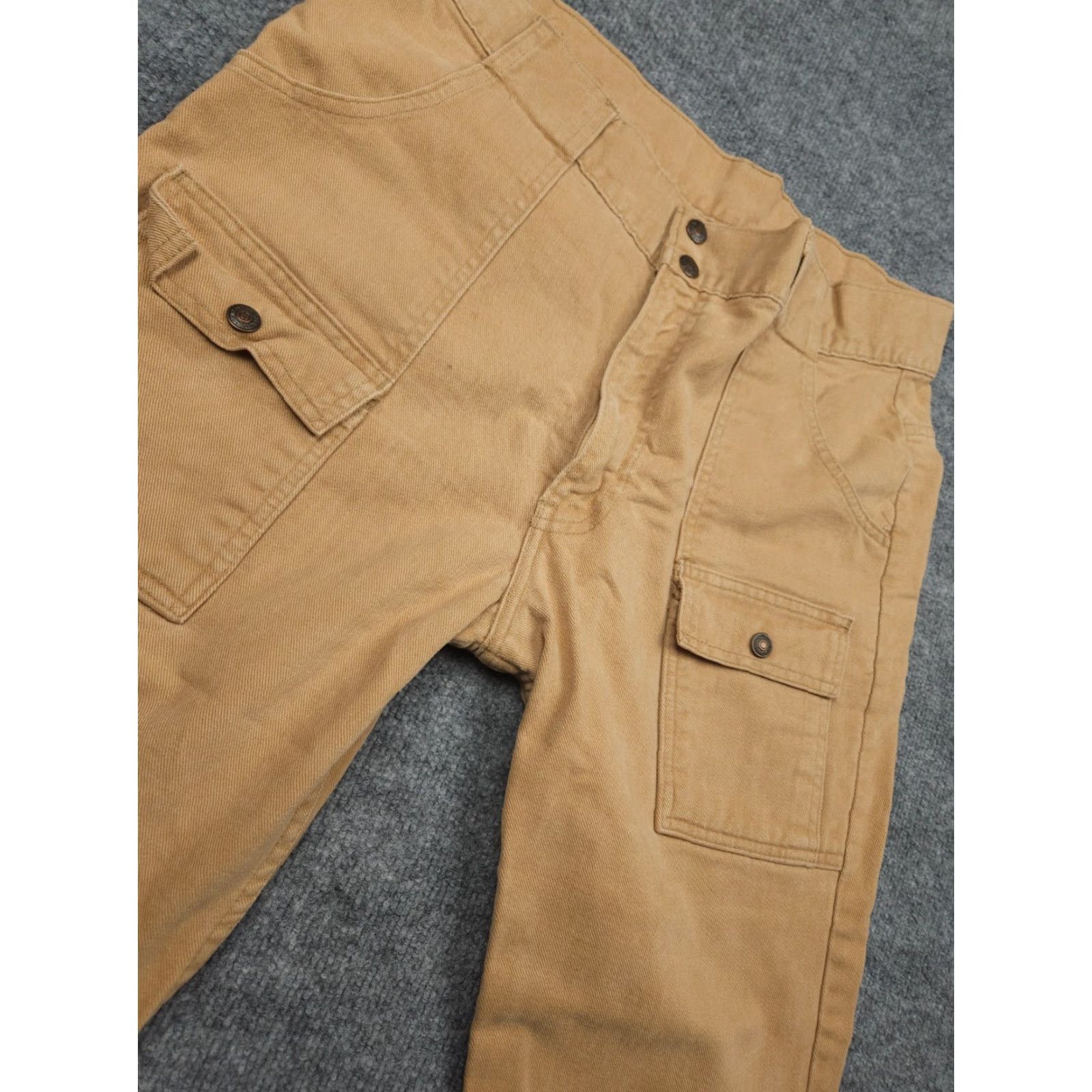 Levi's VINTAGE Levi's Bush Pants Jeans Adult 34 X 25 Beige Cargo Pockets 70s Jeans Pants Size US 34 / EU 50 - 3 Thumbnail