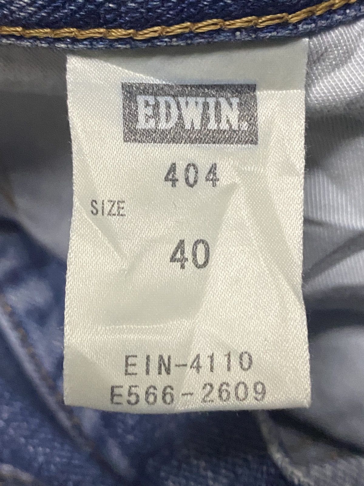 Edwin Vintage Edwin Internatinal basic Blue Wash Big Size W41 Size US 41 - 13 Thumbnail