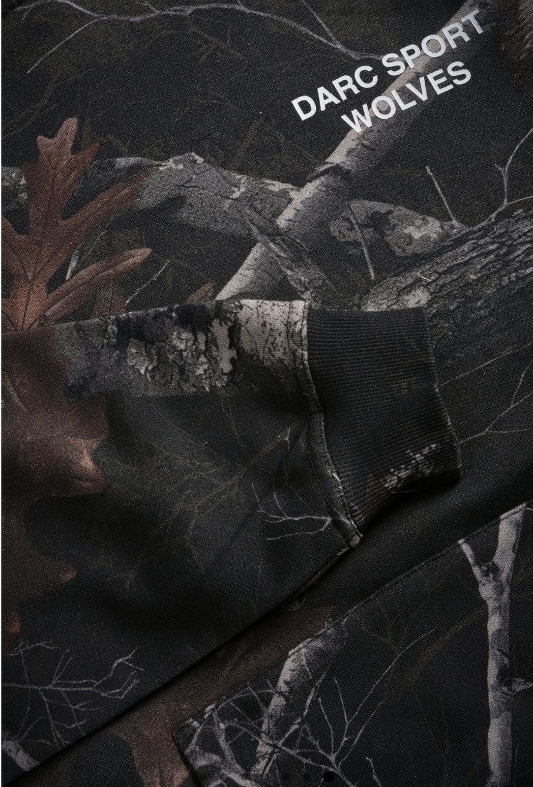 Darc Sport DARC SPORT WOLVES HOODIE IN DARC BROWN WOODLAND CAMO SIZE XL Size US XL / EU 56 / 4 - 5 Thumbnail