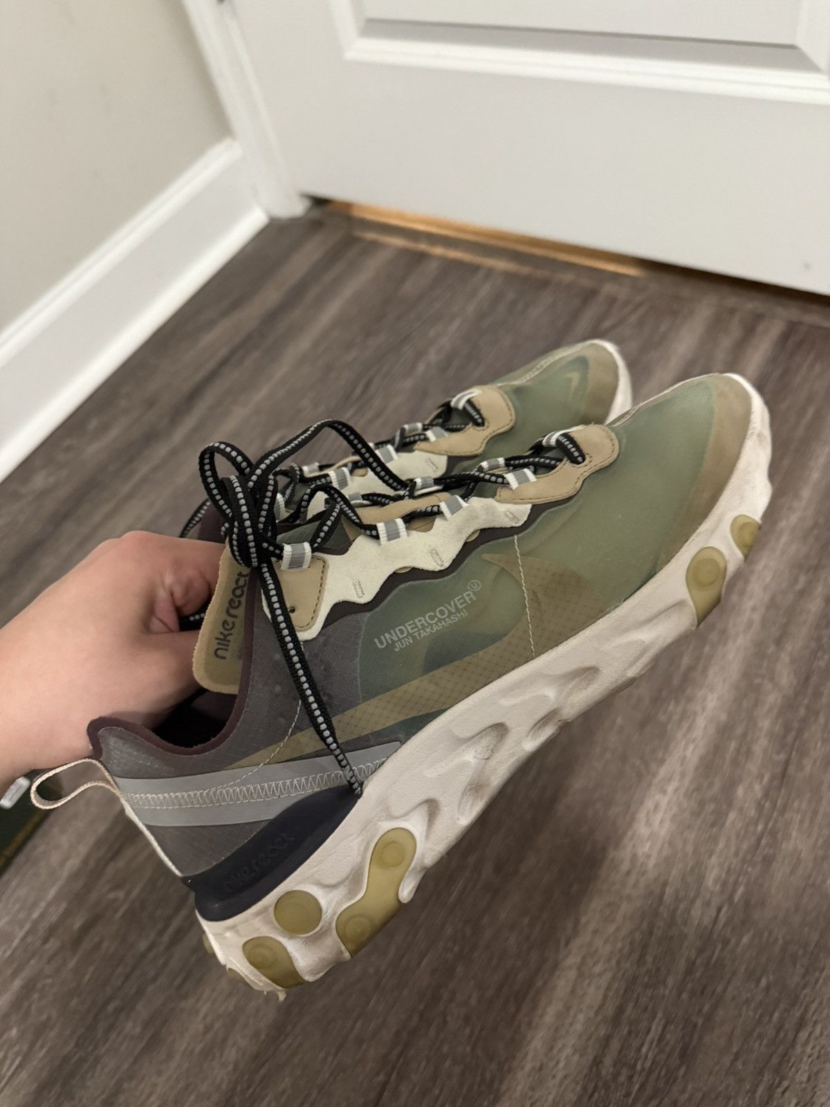 Nike × Undercover Nike x Undercover React “Mist Green” Size US 10.5 / EU 43-44 - 1 Thumbnail