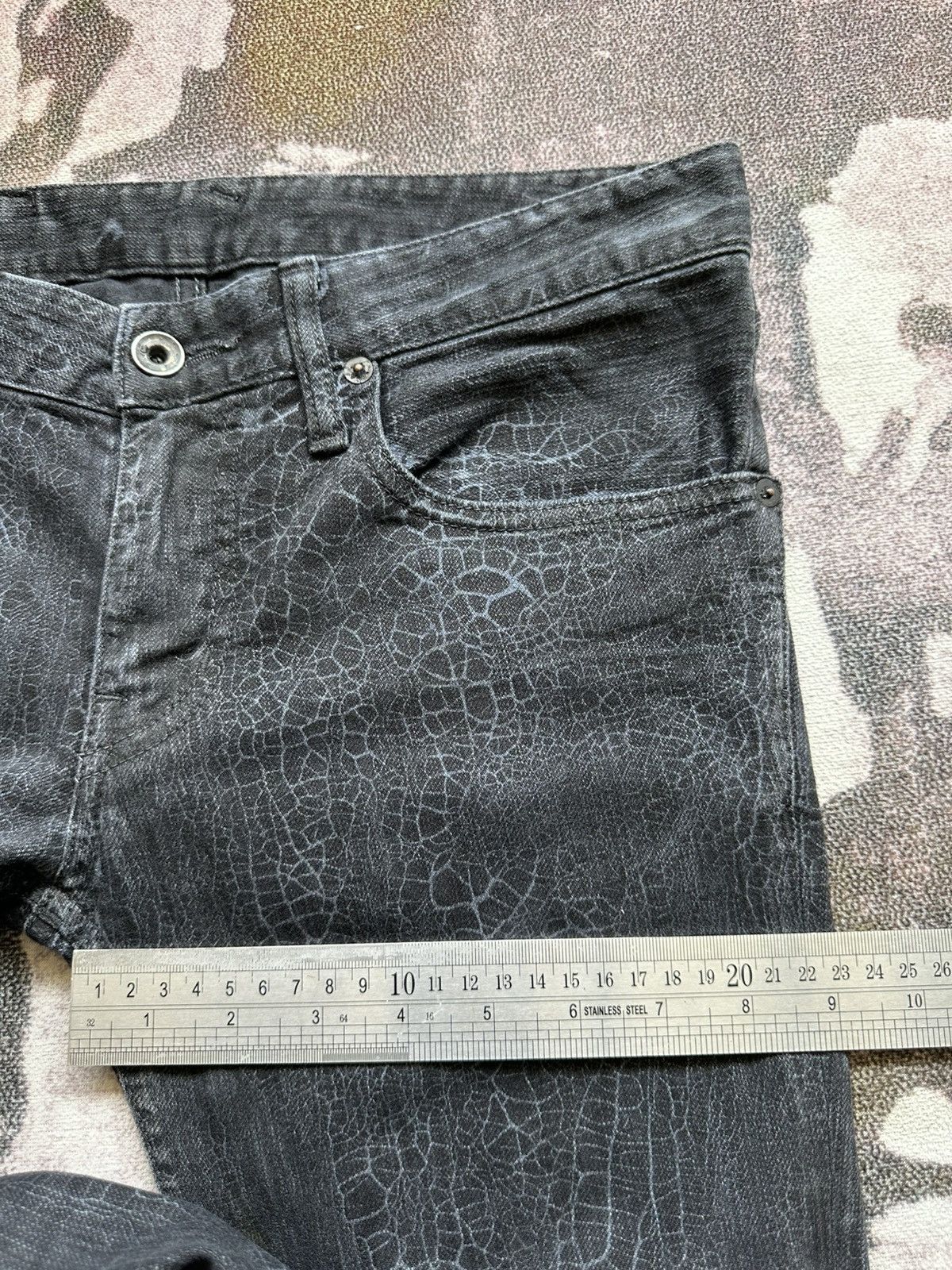 If Six Was Nine LGB crocodile slim jeans Size US 31 - 15 Thumbnail