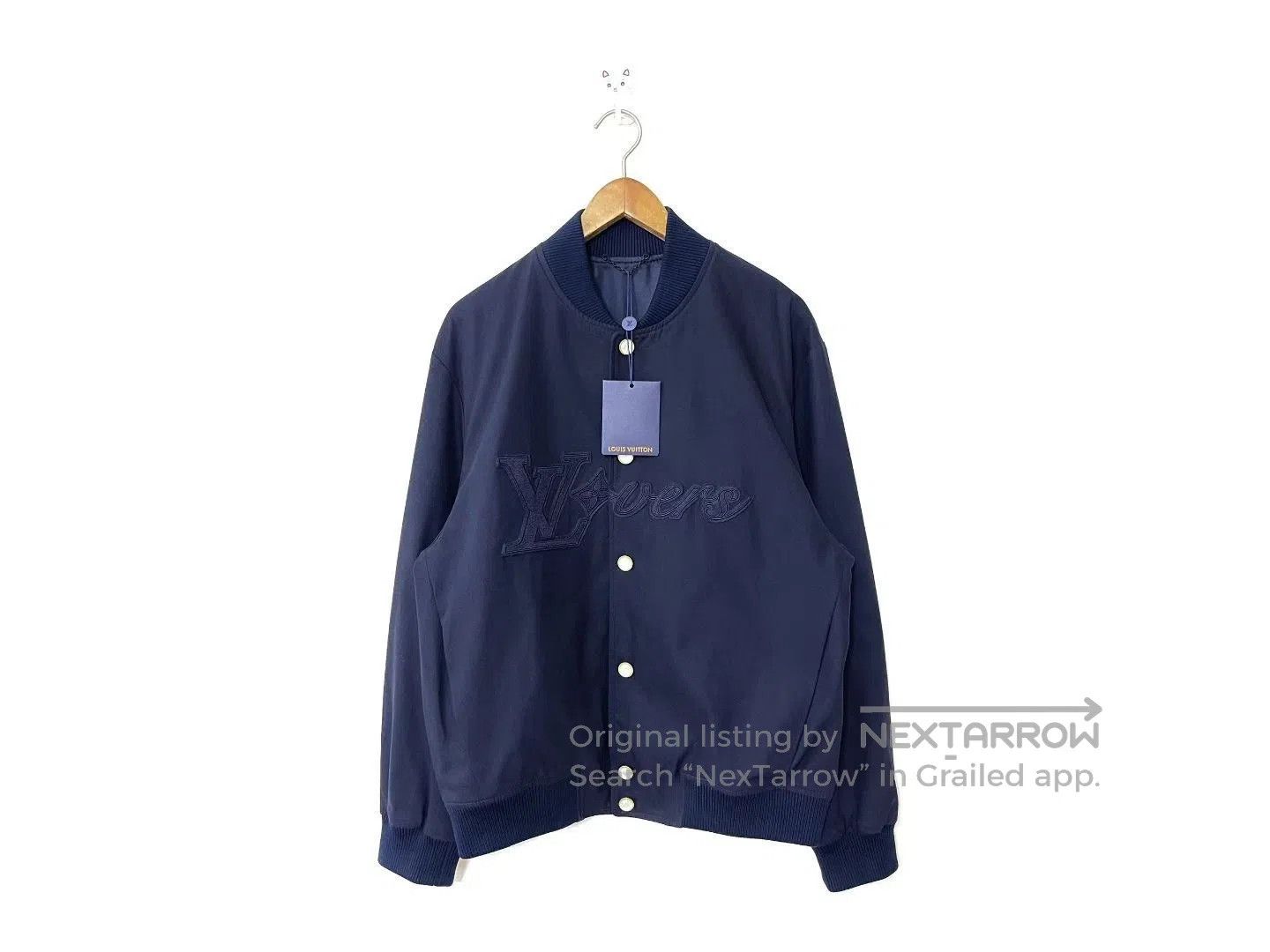 Louis Vuitton Louis Vuitton Navy LVERS Embroidered Jacket. Size US M / EU 48-50 / 2 - 1 Thumbnail