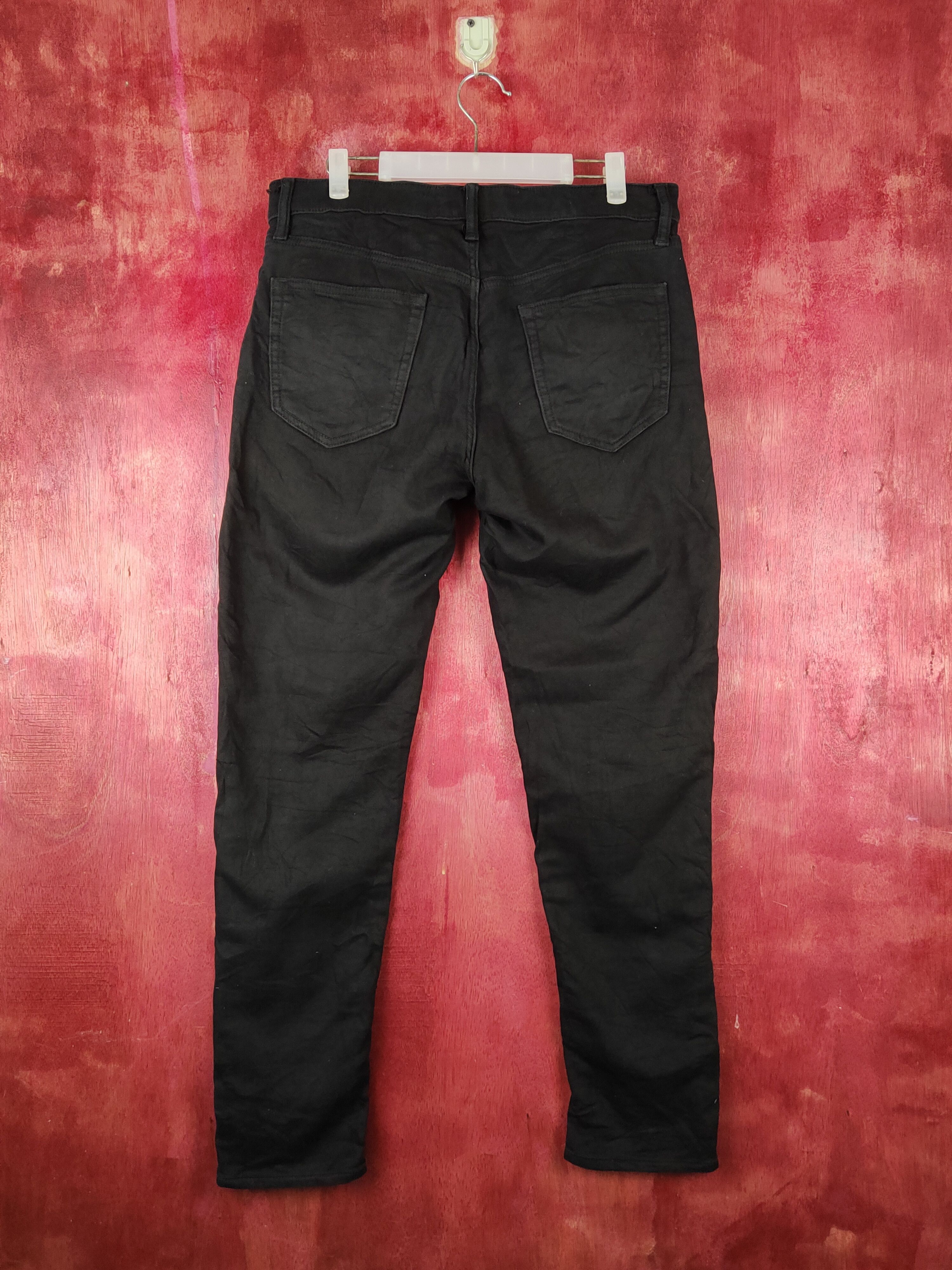 Japanese Brand Uniqlo Black ripped distressed Casual Pants #S2273 Size US 34 / EU 50 - 8 Thumbnail