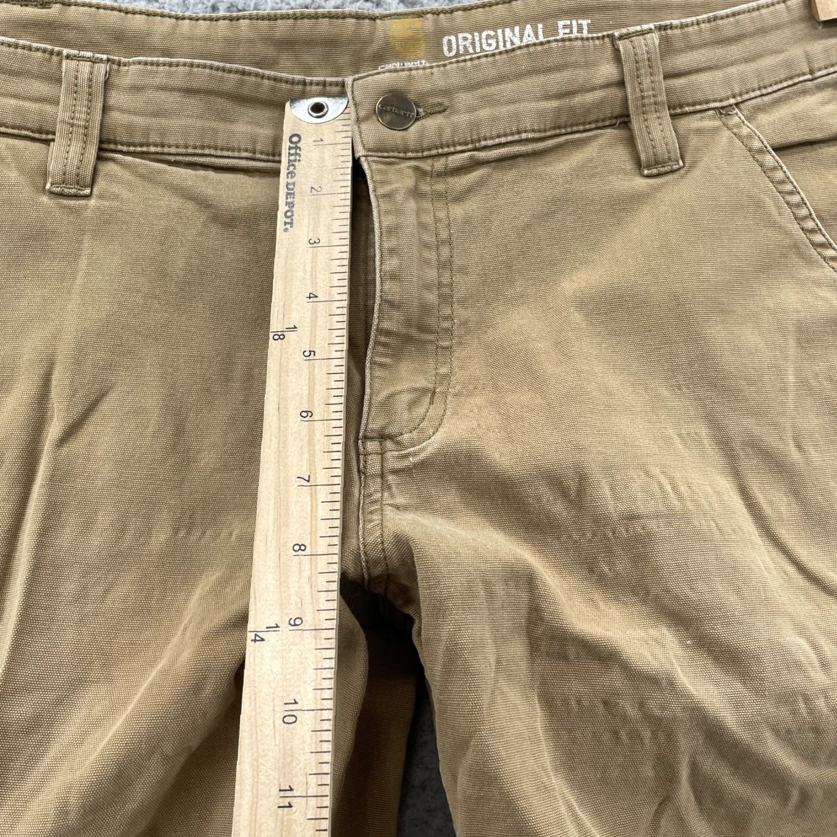 Carhartt Carhartt Carpenter Pant Women 18Tall Crawford Khaki Rugged Flex Workwear Utility Pant Size 40" / US 18 - 5 Thumbnail