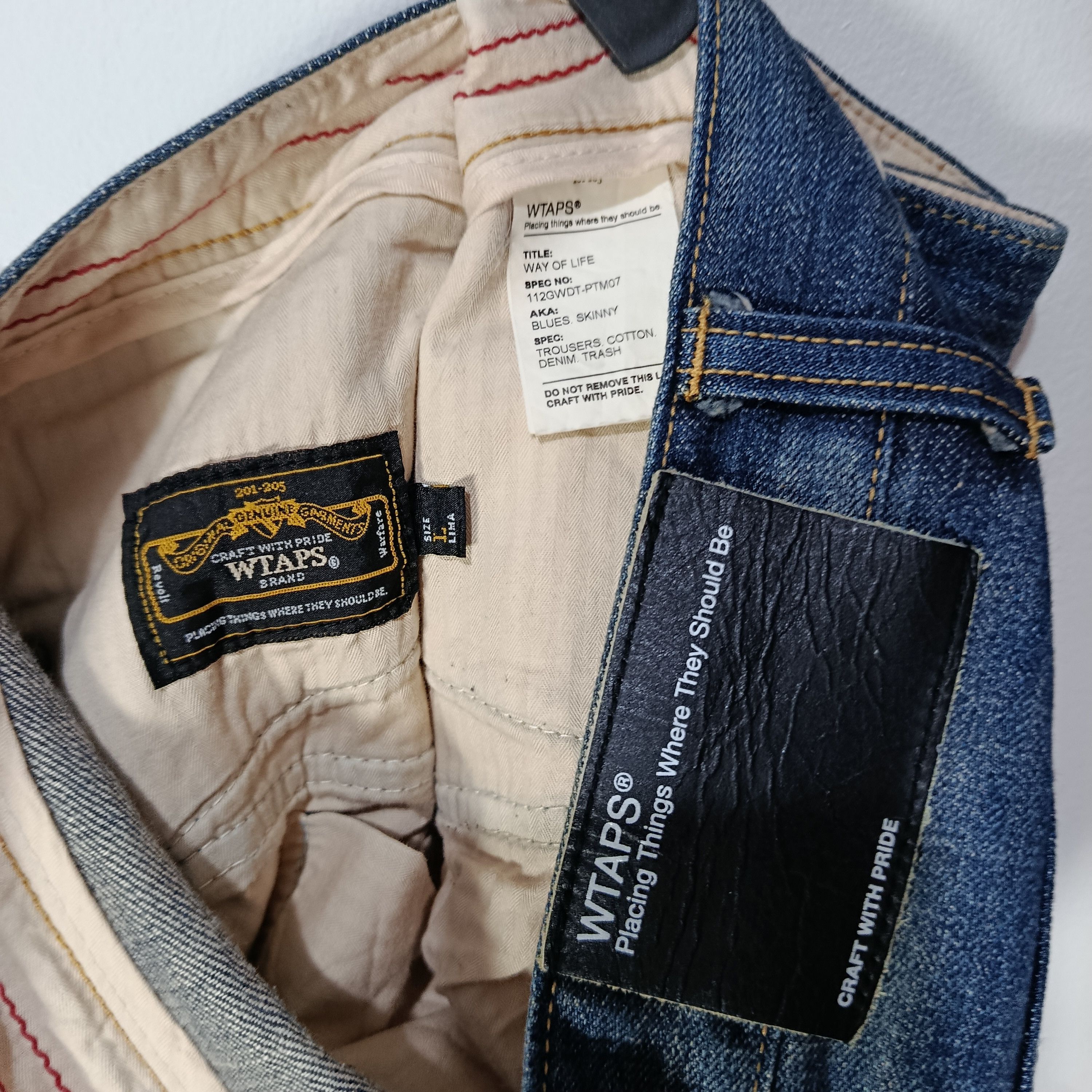 Wtaps WTAPS WAY OF LIFE BLUES Skinny Denim Made in Japan Size US 34 / EU 50 - 9 Thumbnail