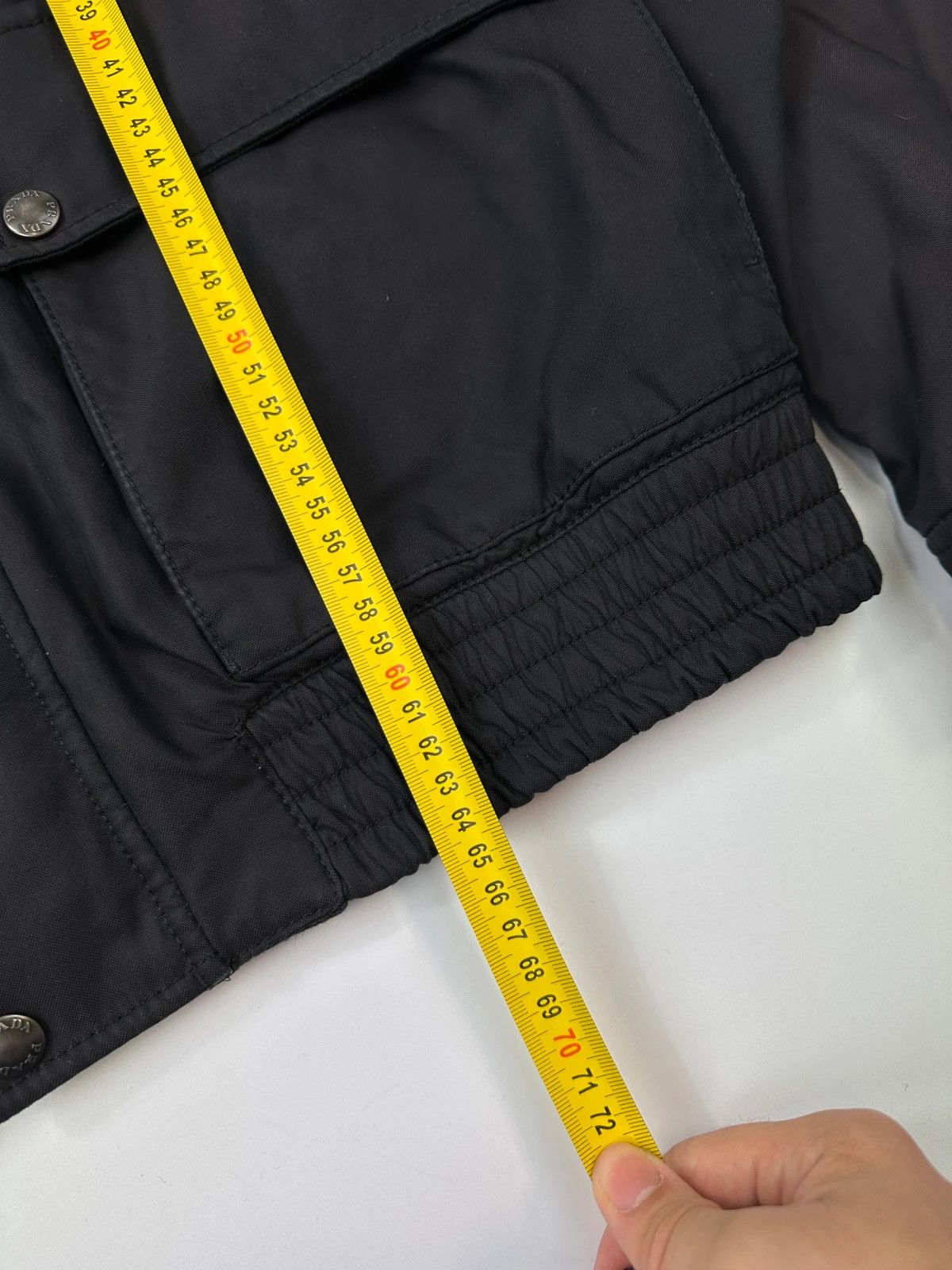 Prada Prada Sport FW2007 Black Faded Bomber Aviator Jacket Size US XL / EU 56 / 4 - 18 Thumbnail